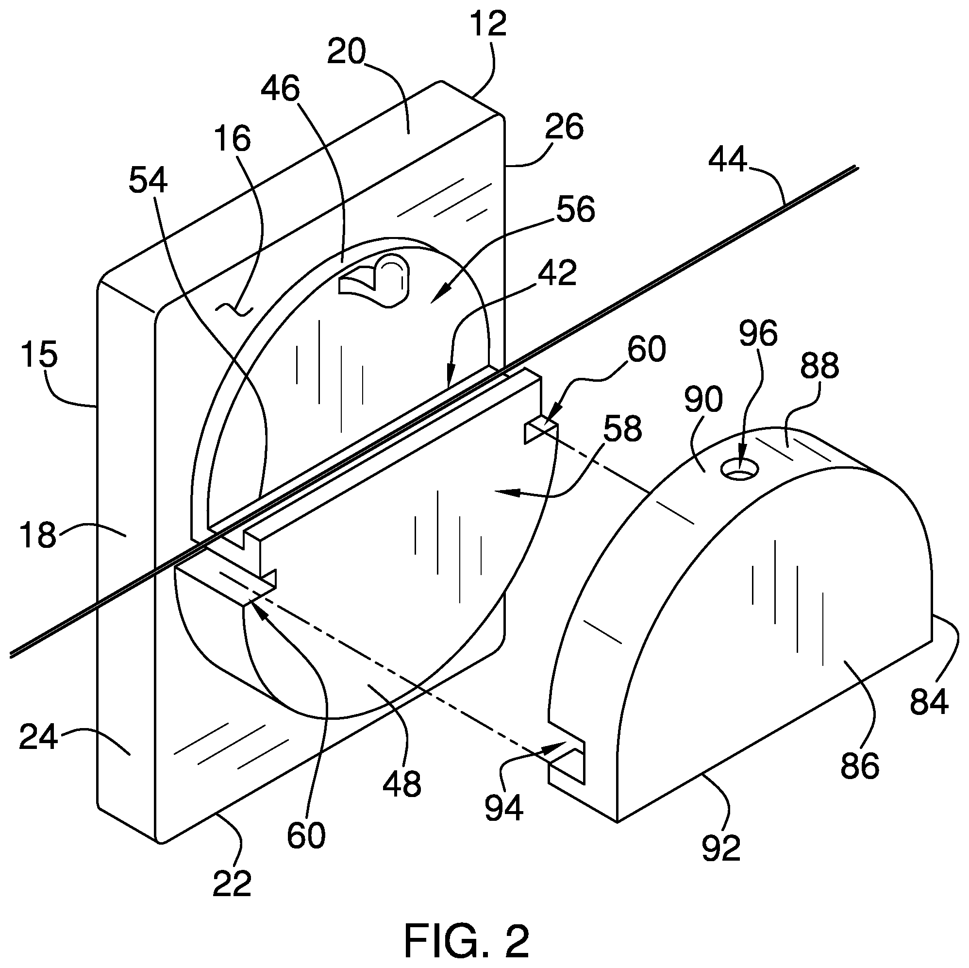 Patent US12496169 Figure 2 – Adjustable orthodontic assembly