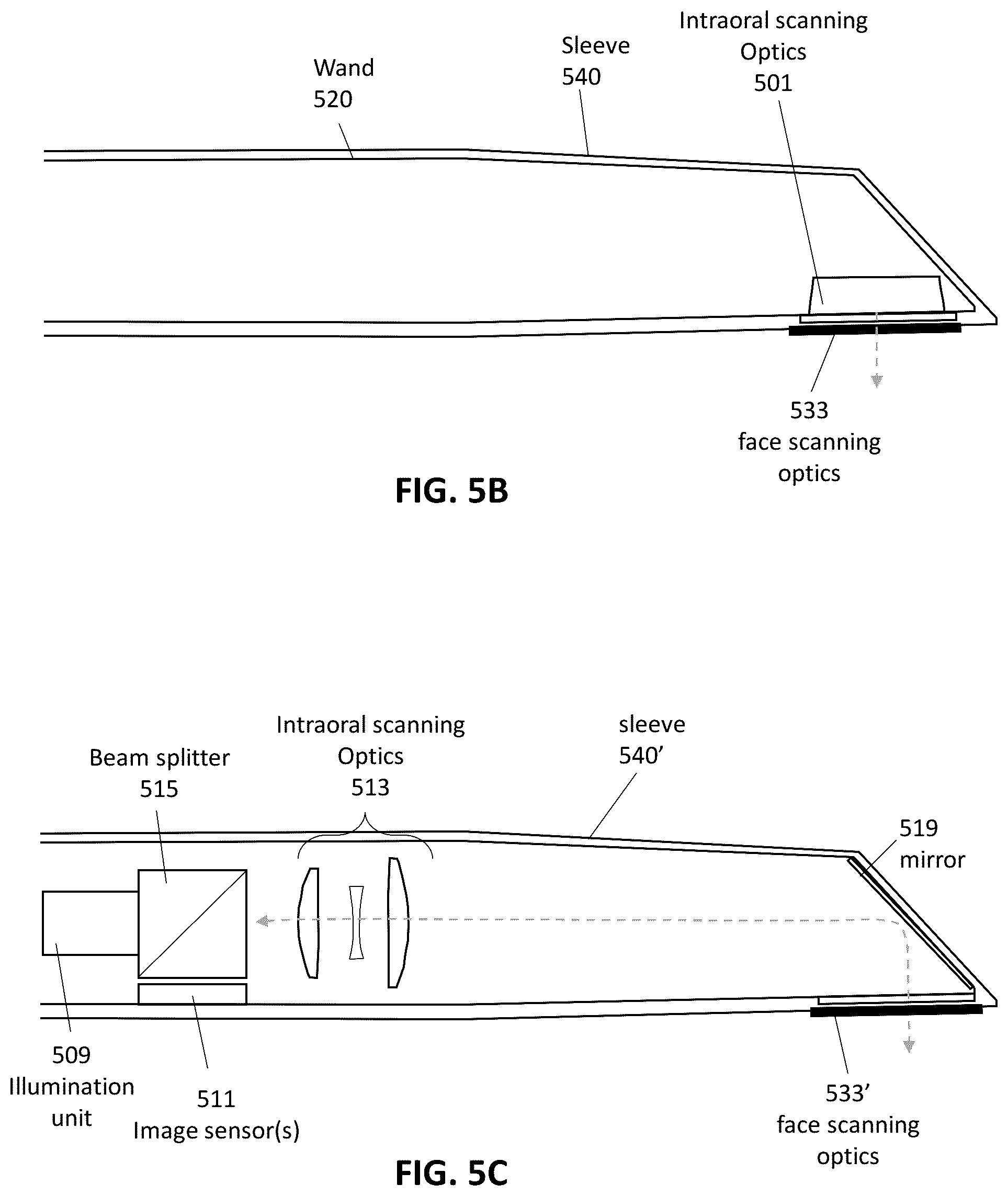 Patent US12496171 Figure 5 – Face capture and intraoral scanner and methods of use