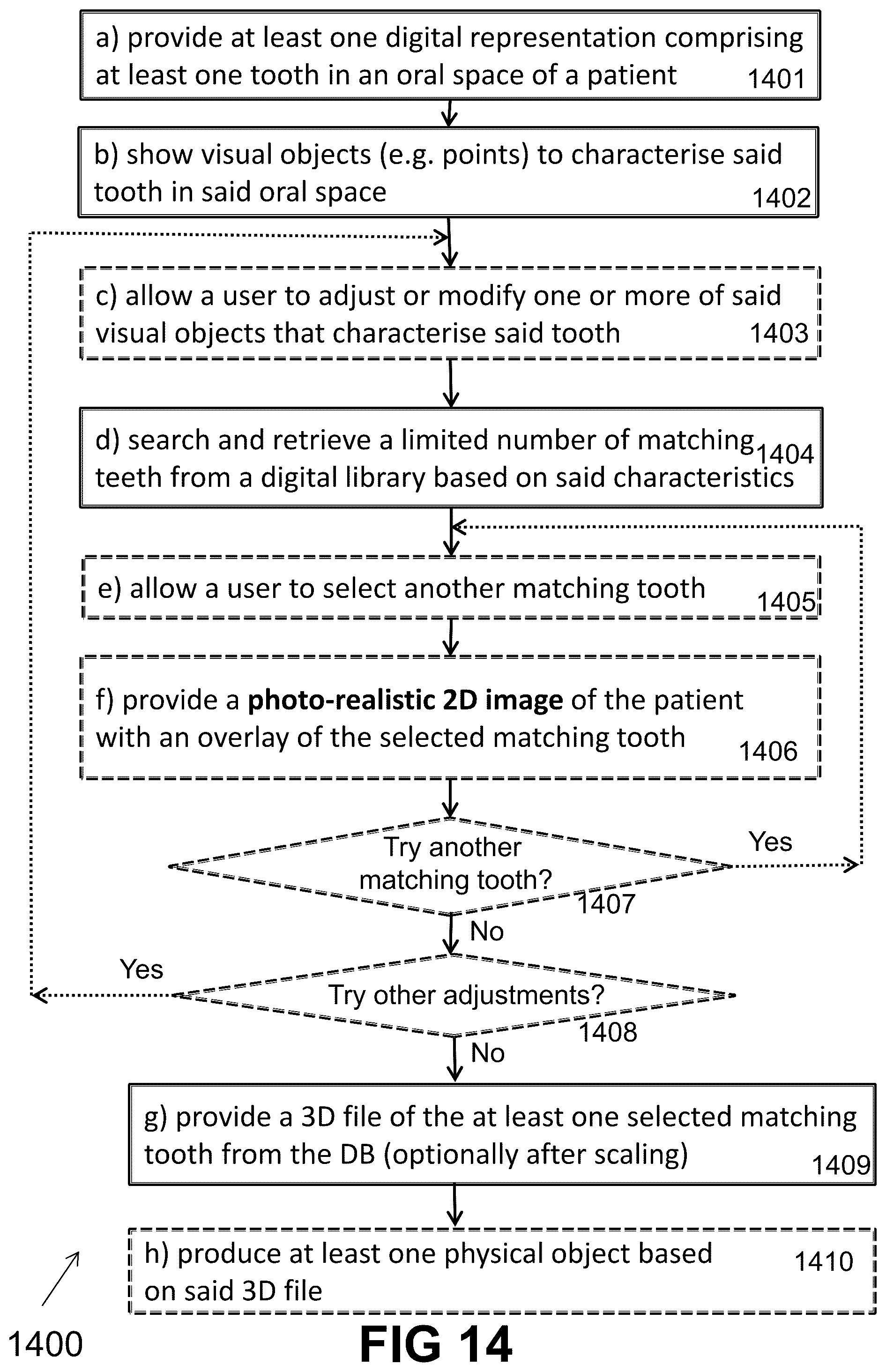 Patent US12496172 Figure 13 – Computer implemented methods for dental design