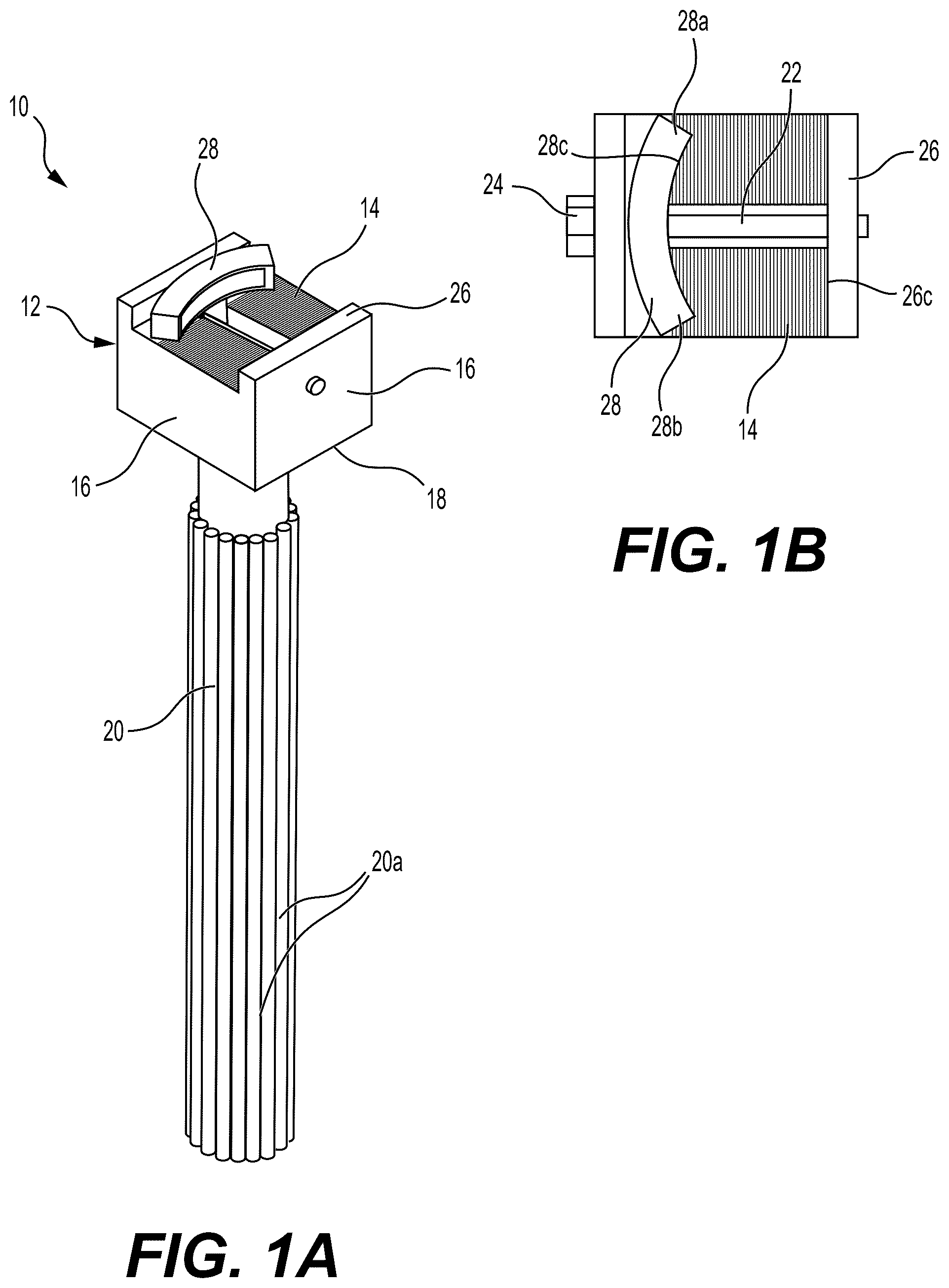 Patent US12496174 Figure 1 – Handheld vise for dental crowns