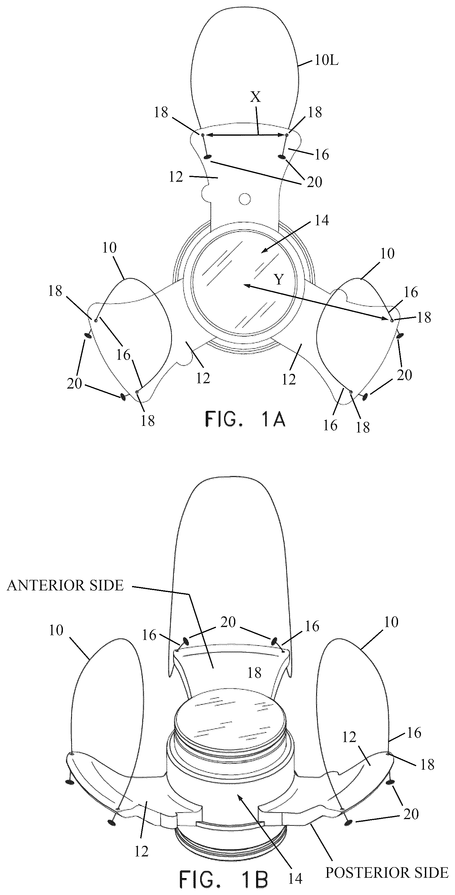 Patent US12496186 Figure 1 – Secondary haptic loops for fixation of intraocular device