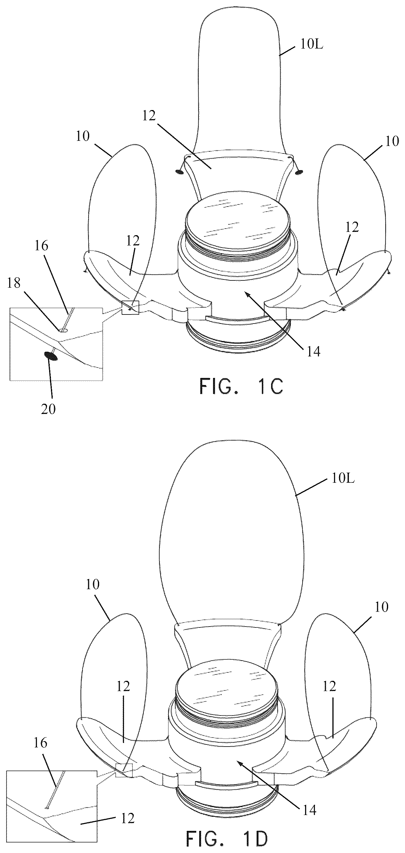 Patent US12496186 Figure 2 – Secondary haptic loops for fixation of intraocular device