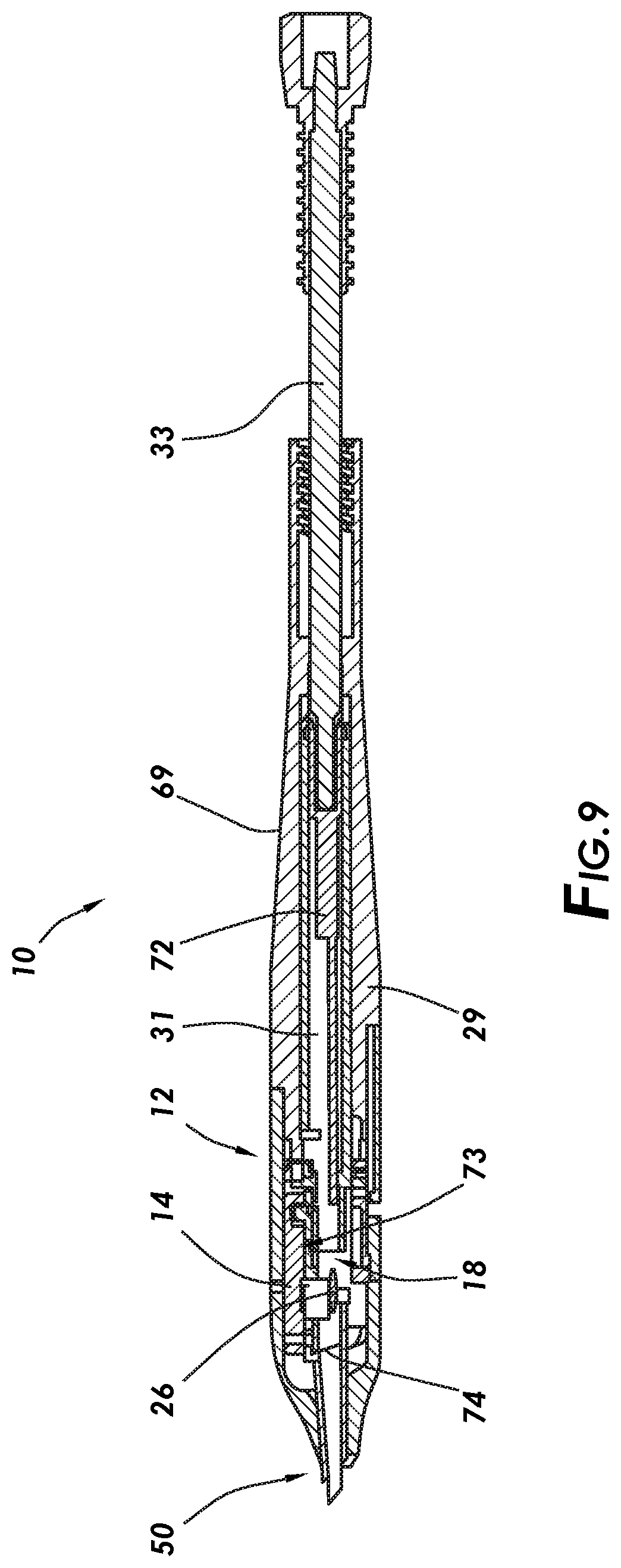 Patent US12496188 Figure 6 – Retractable cap actuation for an intraocular lens cartridge