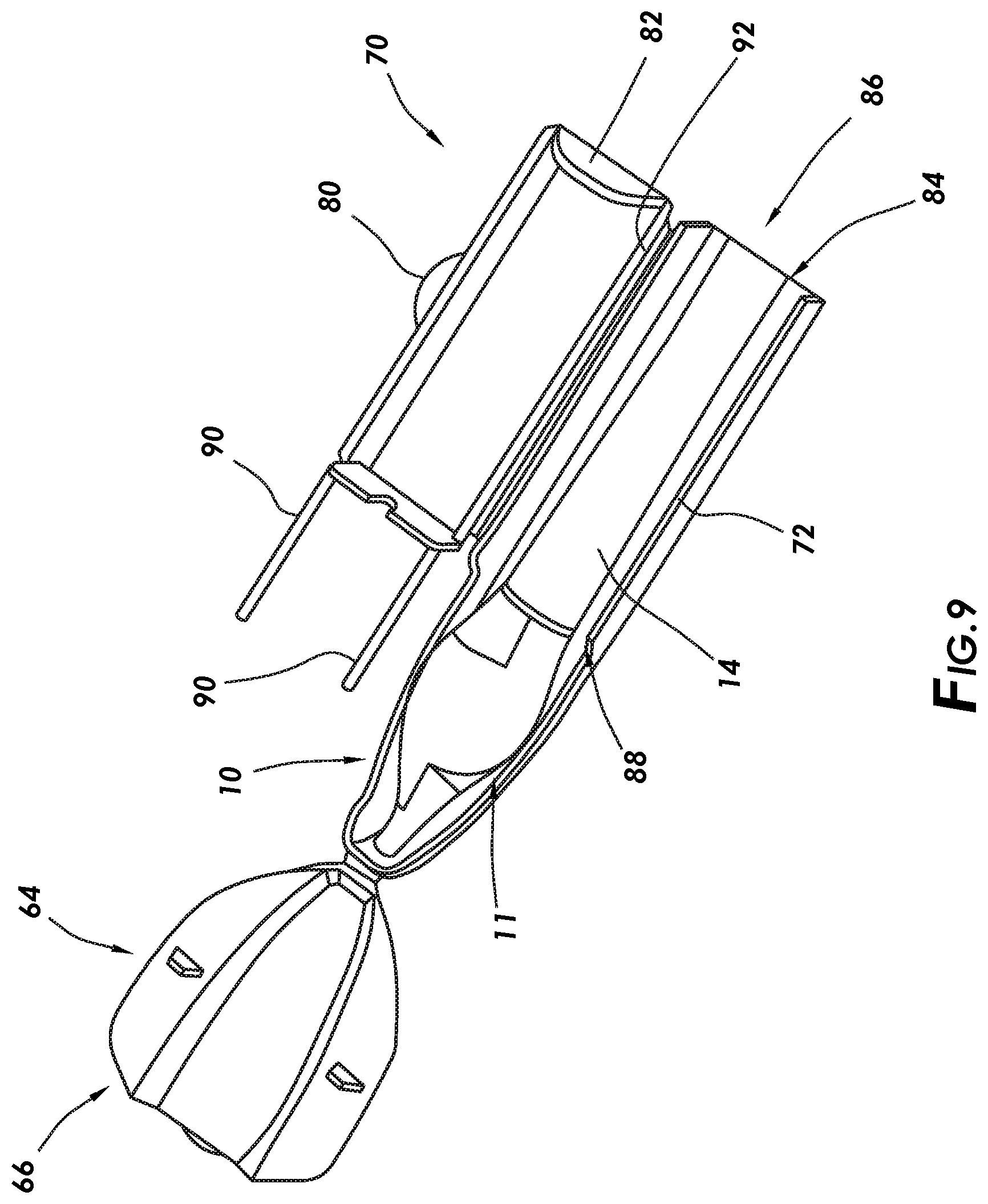 Patent US12496189 Figure 6 – Packaging-integrated manually actuated intraocular lens cartridge