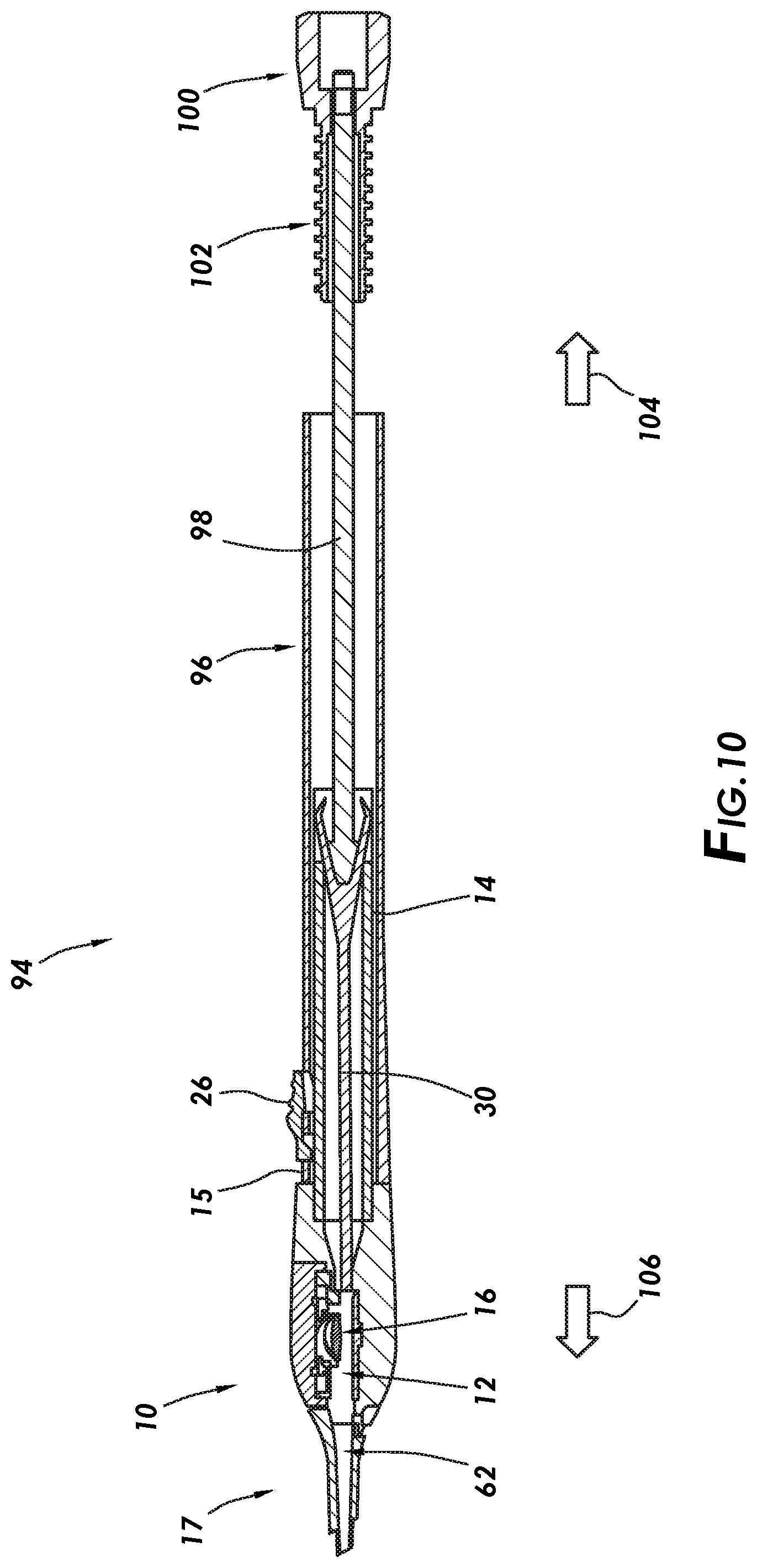 Patent US12496189 Figure 7 – Packaging-integrated manually actuated intraocular lens cartridge