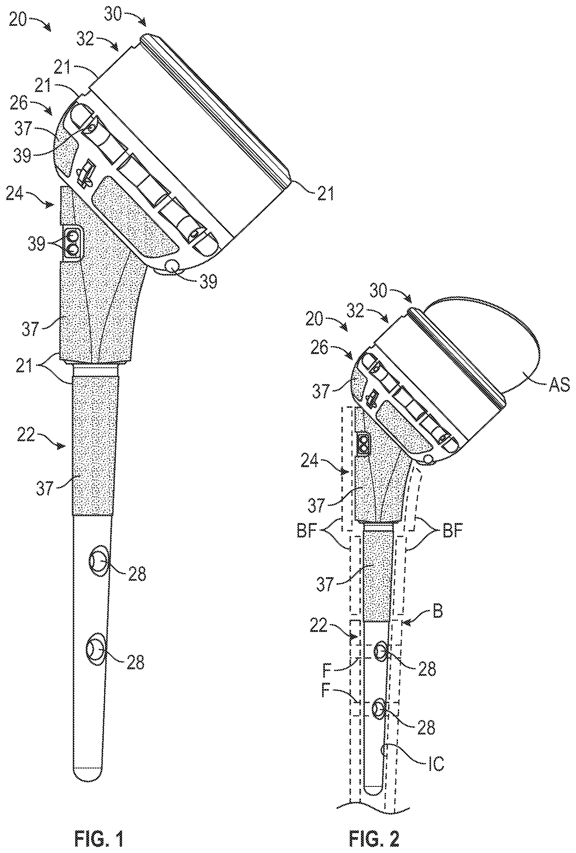 Patent US12496192 Figure 1 – Hydraulic taper separator for orthopaedic implant systems and methods of disassembly