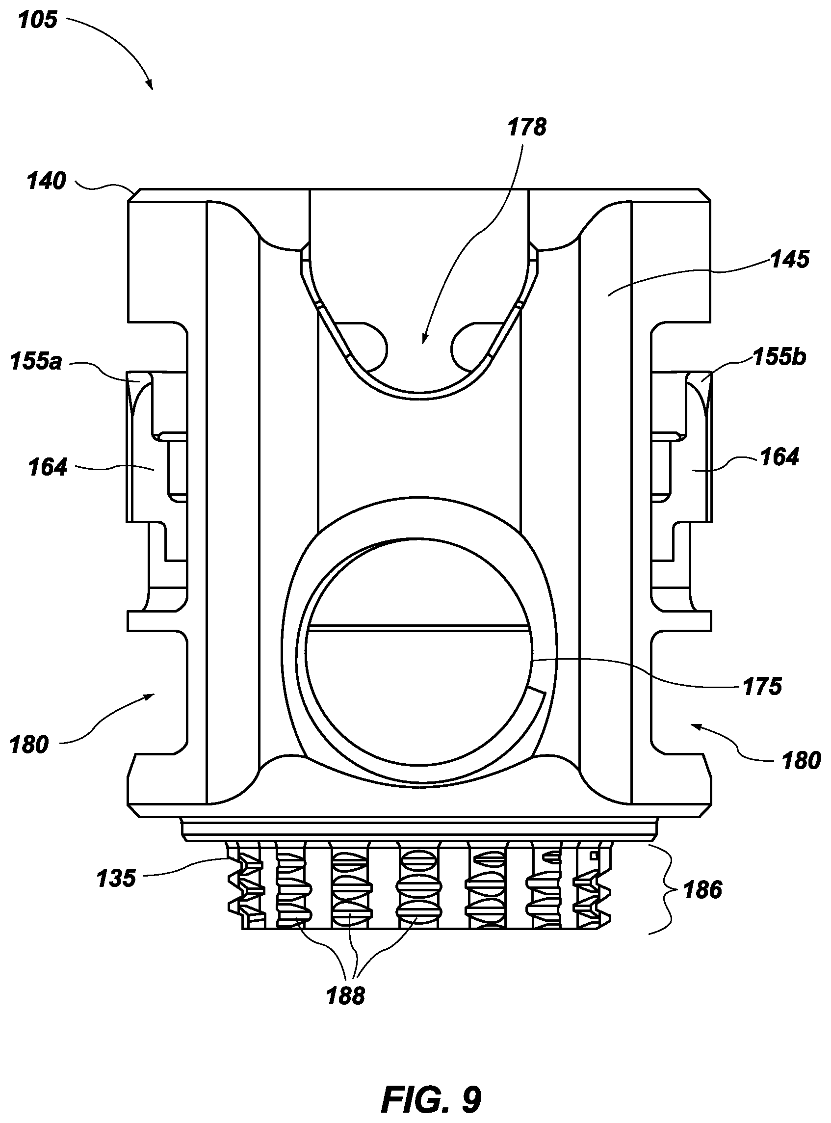 Patent US12496196 Figure 5 – Vertebral body replacement and insertion device