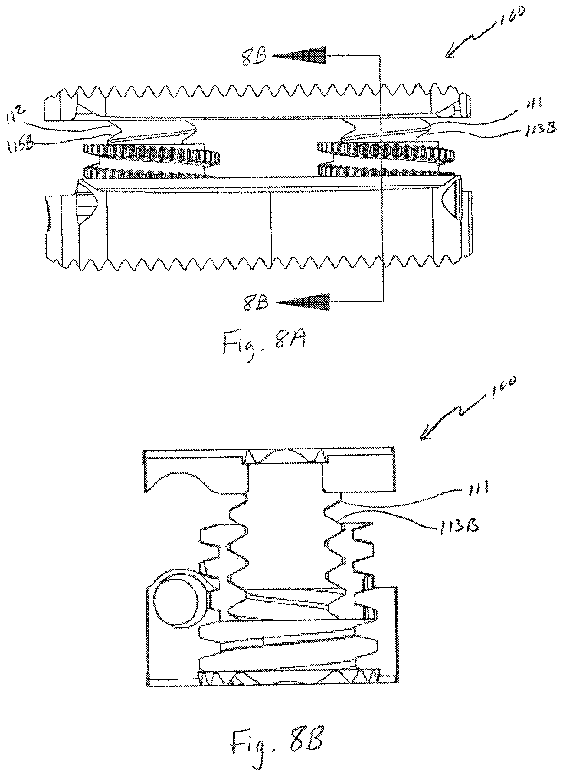 Patent US12496197 Figure 10 – Medical device employing a coaxial screw gear sleeve mechanism
