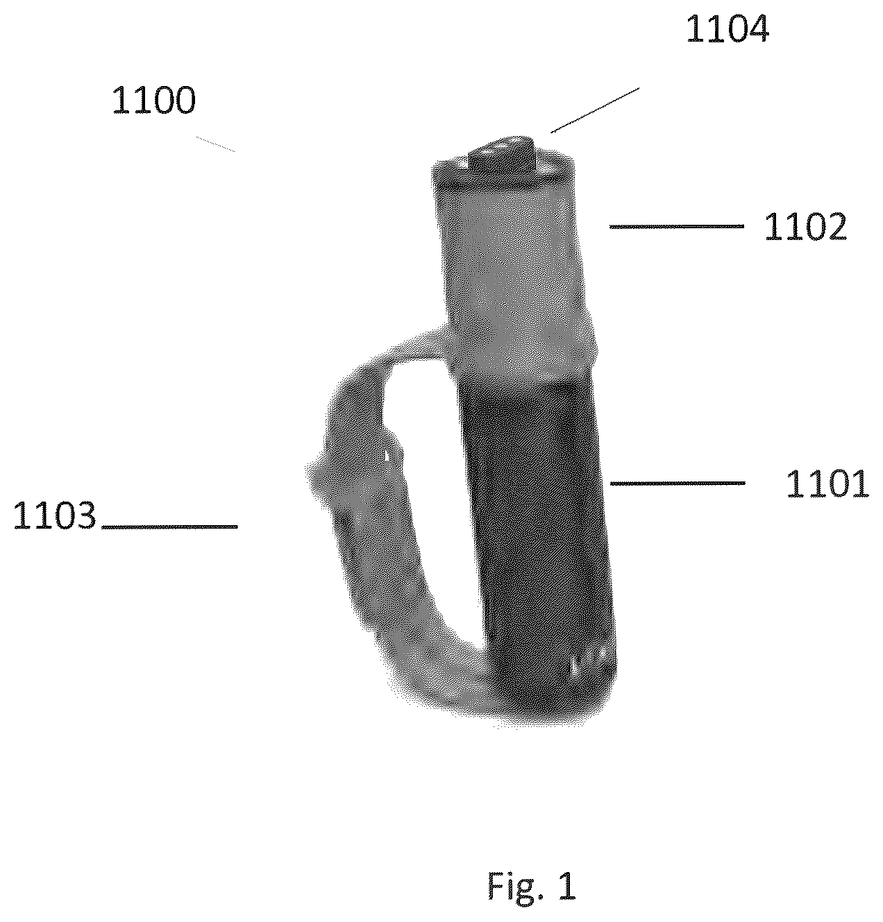 Patent US12496204 Figure 1 – Feedback and calibration system for cosmetic applicator configured for users with limited mobility