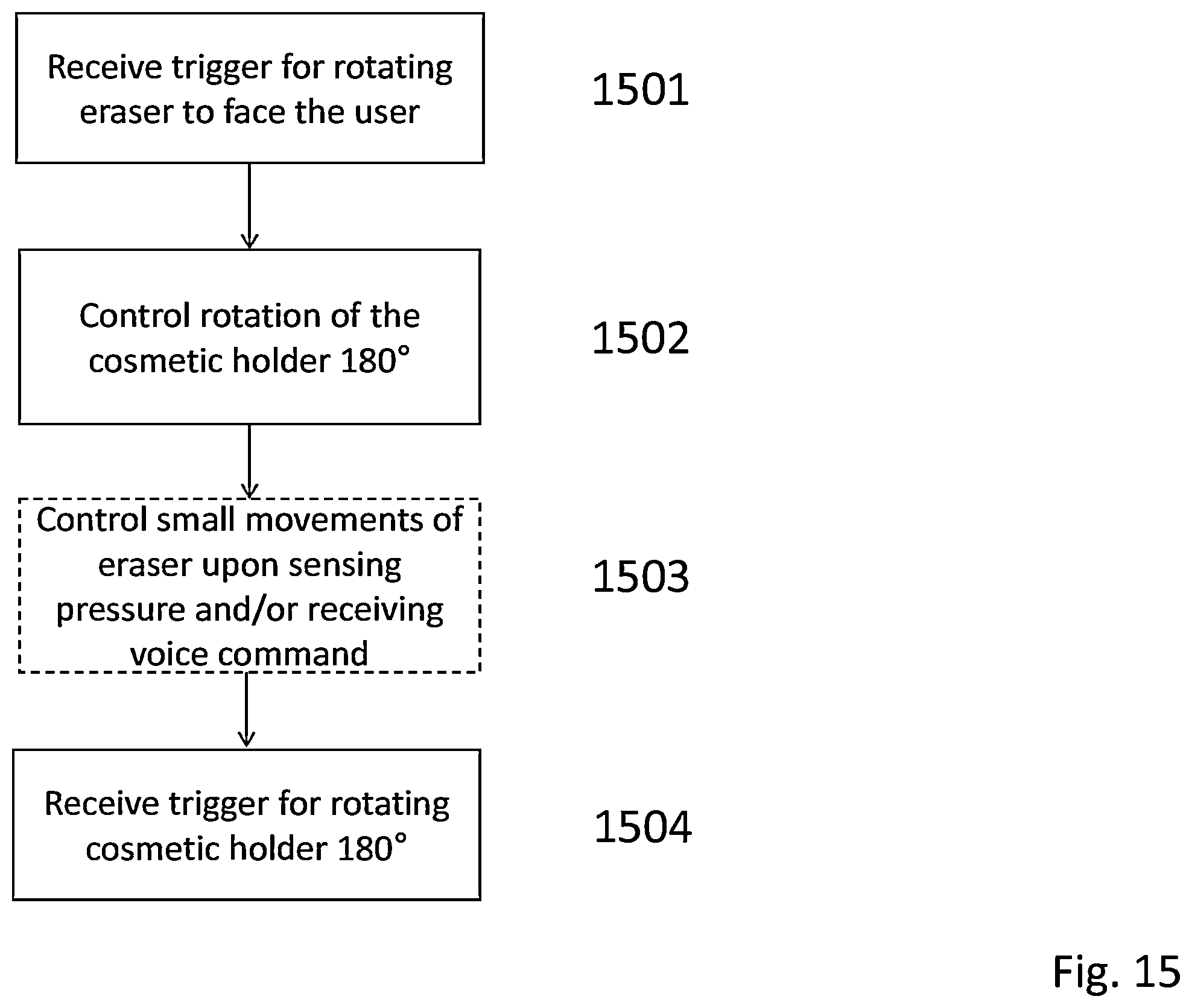 Patent US12496204 Figure 19 – Feedback and calibration system for cosmetic applicator configured for users with limited mobility