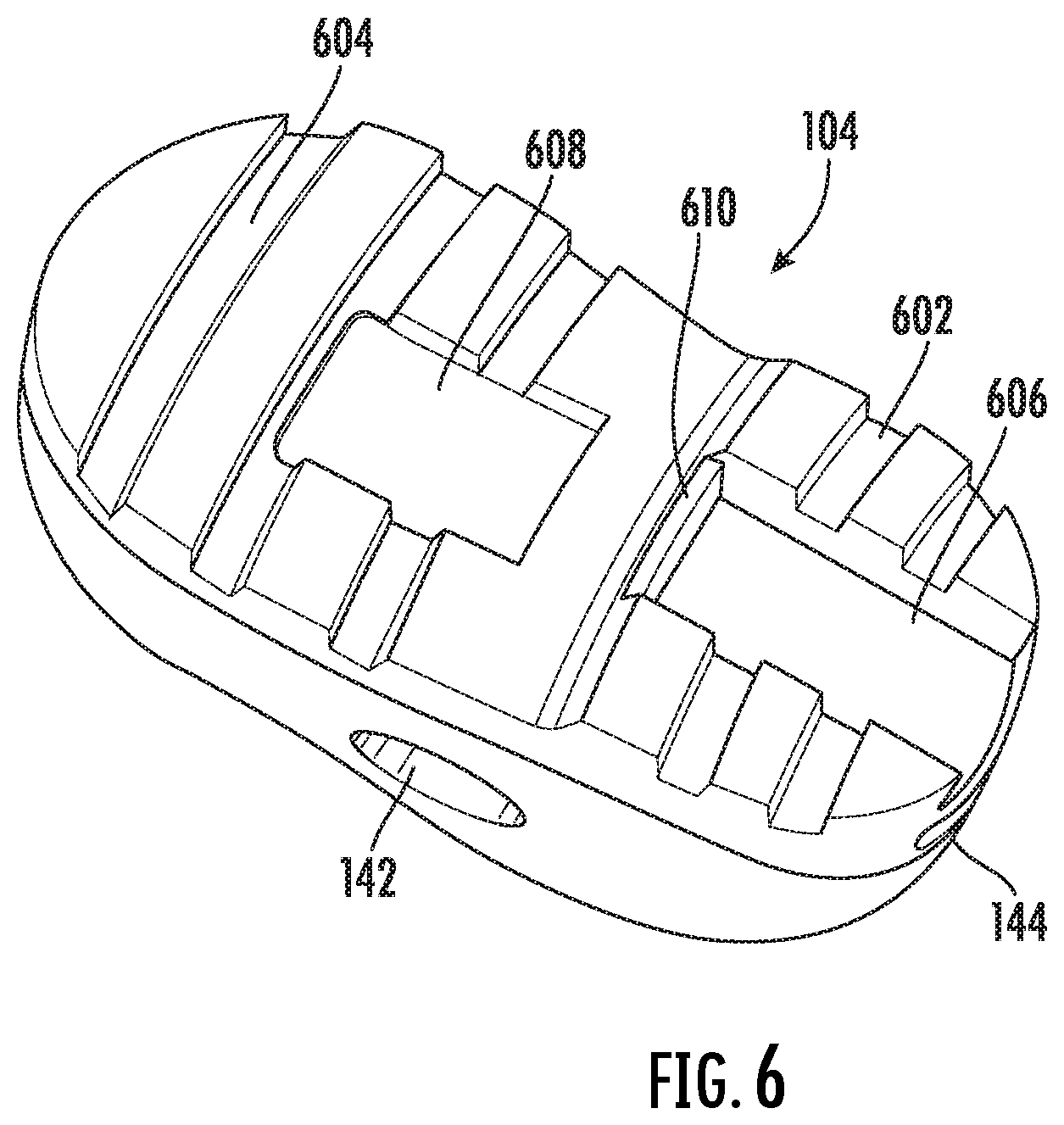 Patent US12496207 Figure 3 – Orthotic brace and clip attachment mechanism
