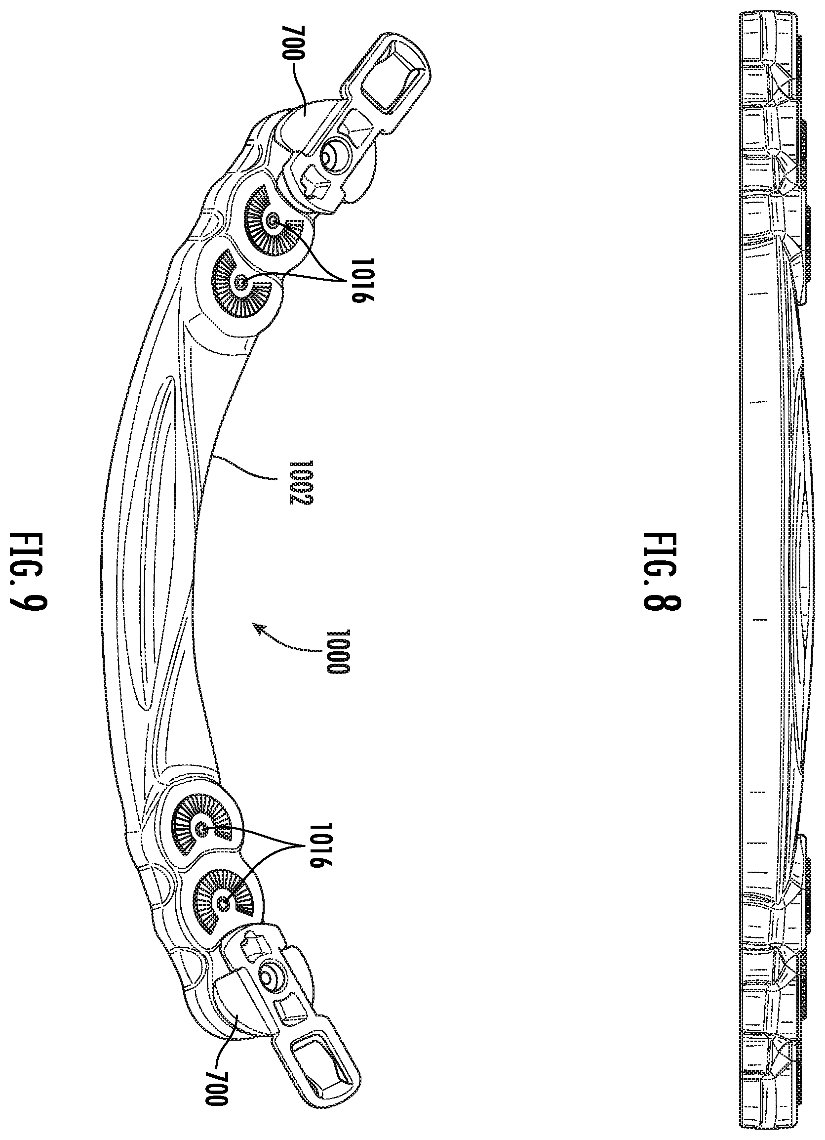 Patent US12496207 Figure 5 – Orthotic brace and clip attachment mechanism
