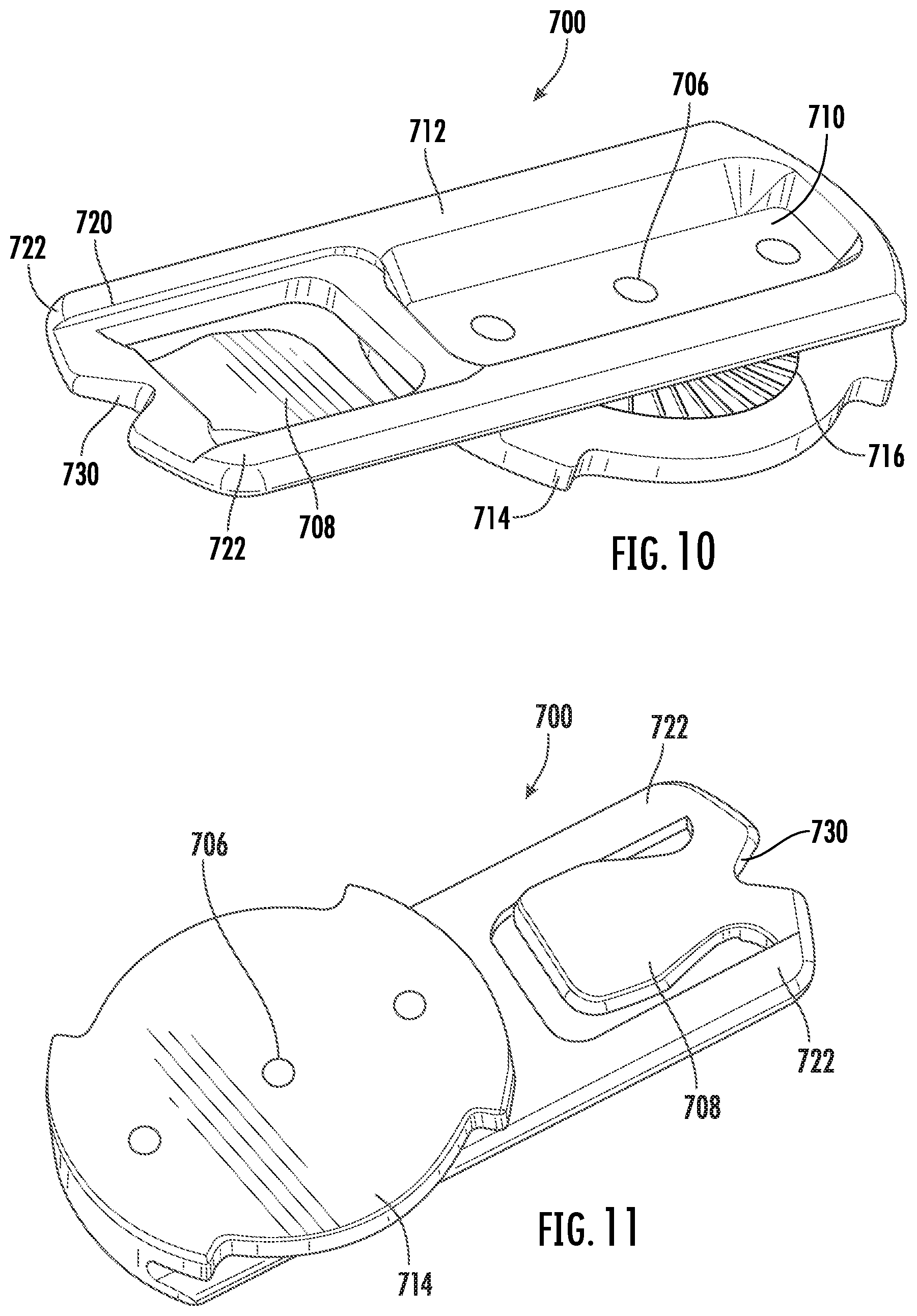 Patent US12496207 Figure 6 – Orthotic brace and clip attachment mechanism