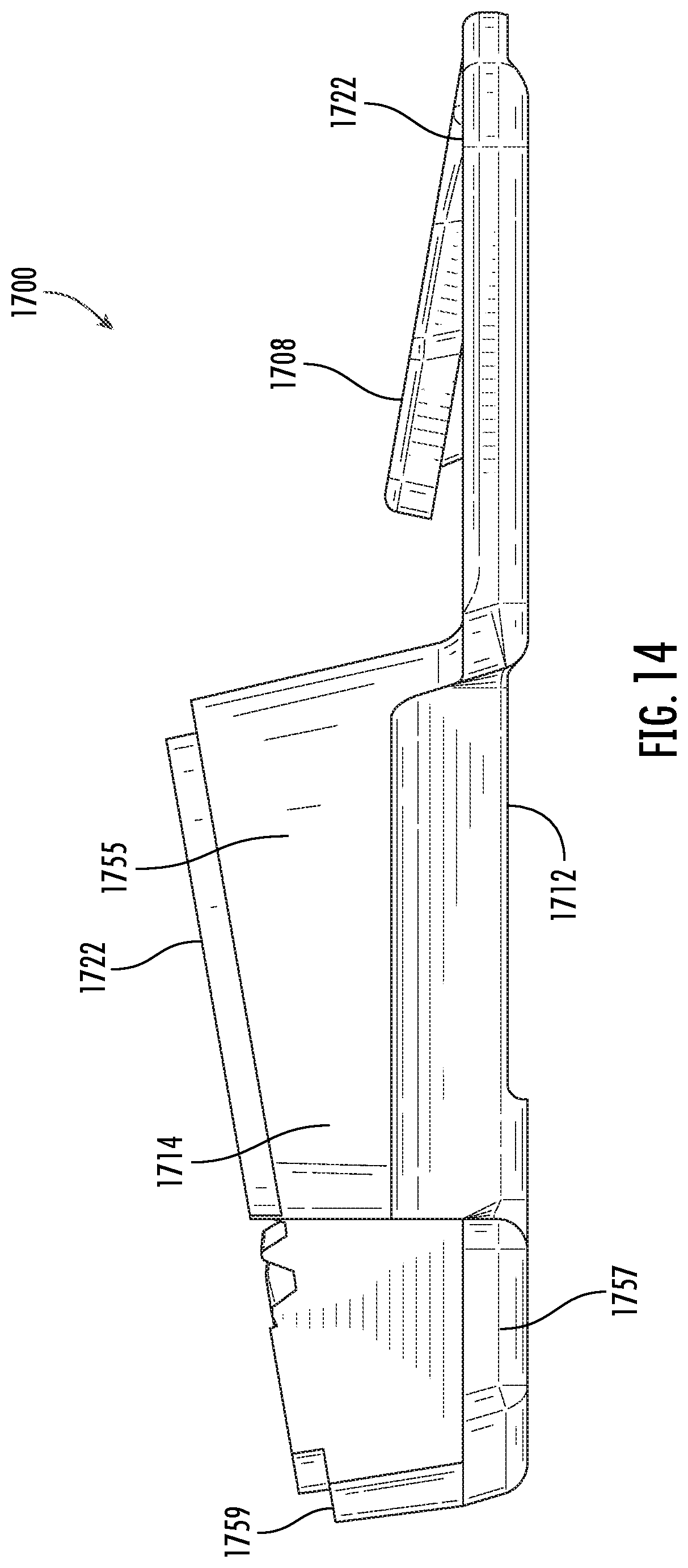 Patent US12496207 Figure 9 – Orthotic brace and clip attachment mechanism