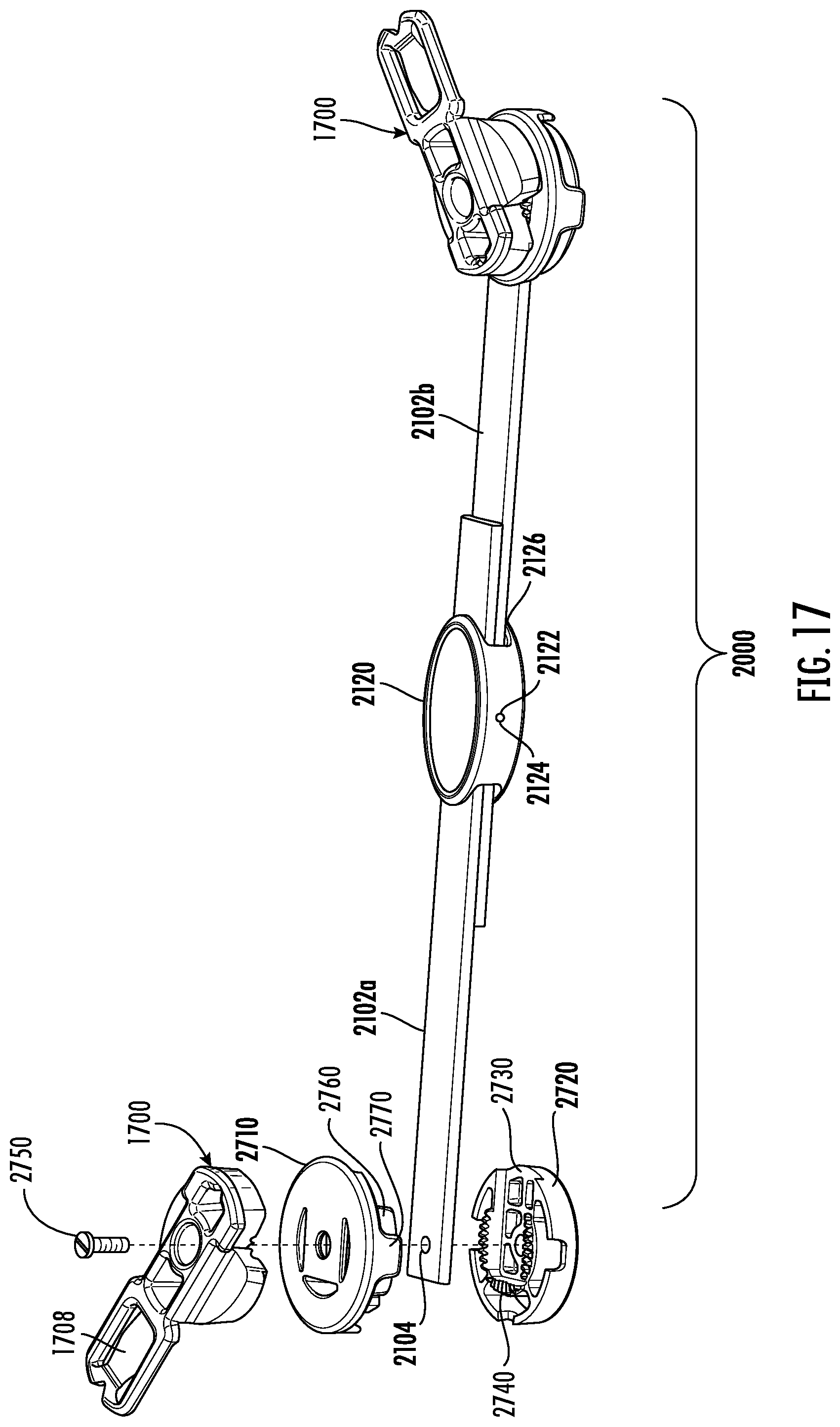 Patent US12496207 Figure 11 – Orthotic brace and clip attachment mechanism