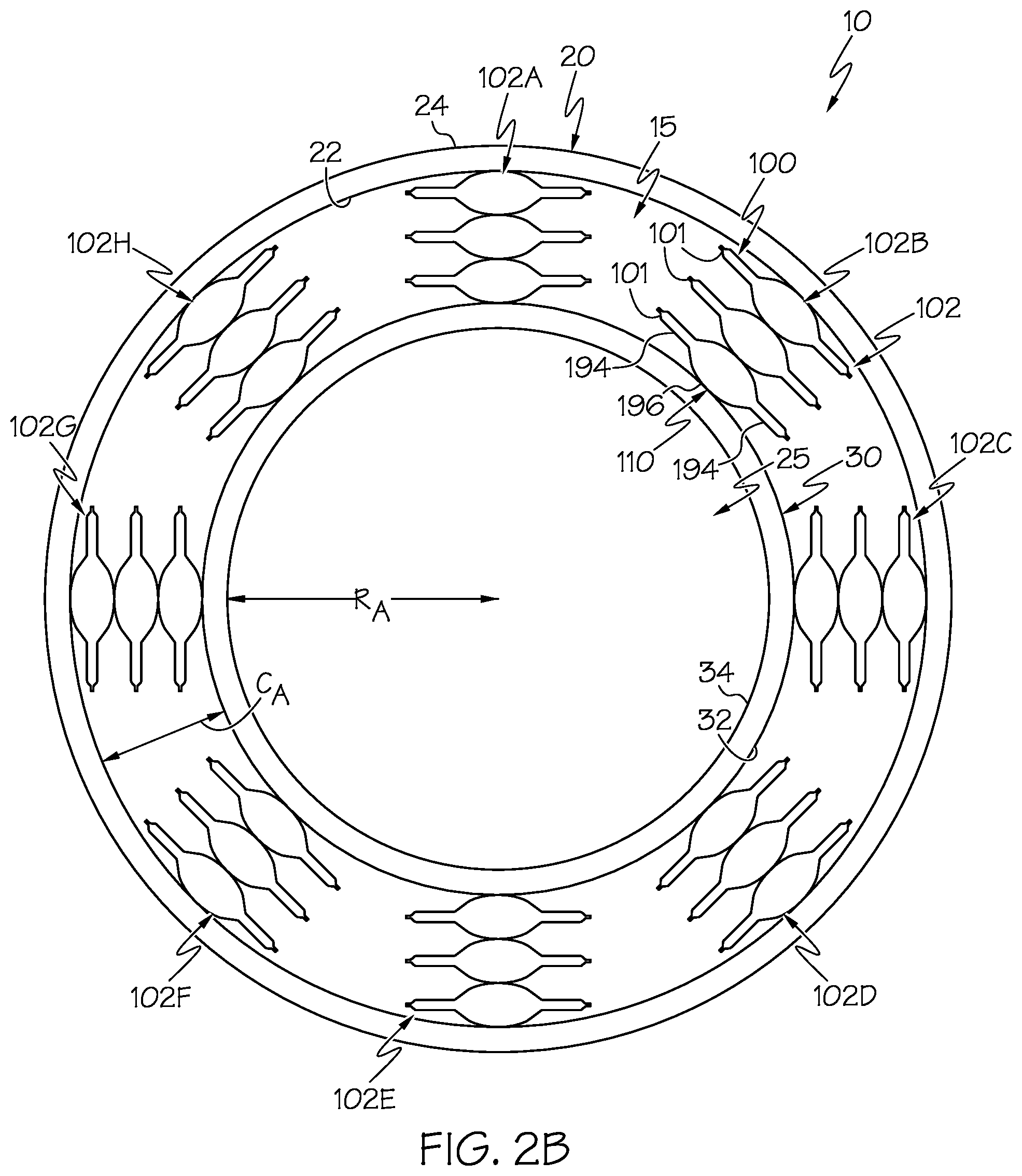 Patent US12496209 Figure 4 – Appendage pressurization devices comprising artificial muscles