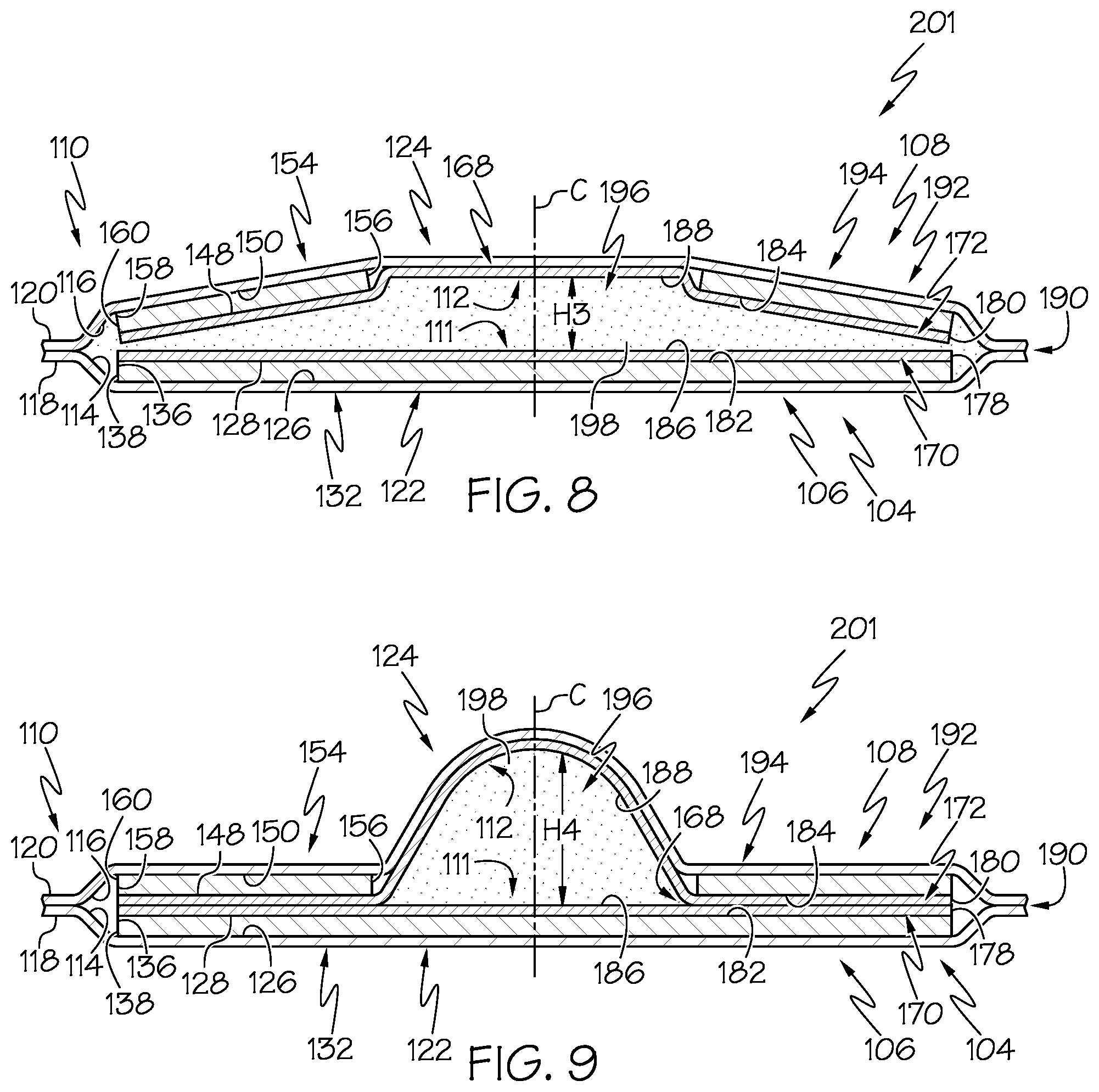 Patent US12496209 Figure 11 – Appendage pressurization devices comprising artificial muscles