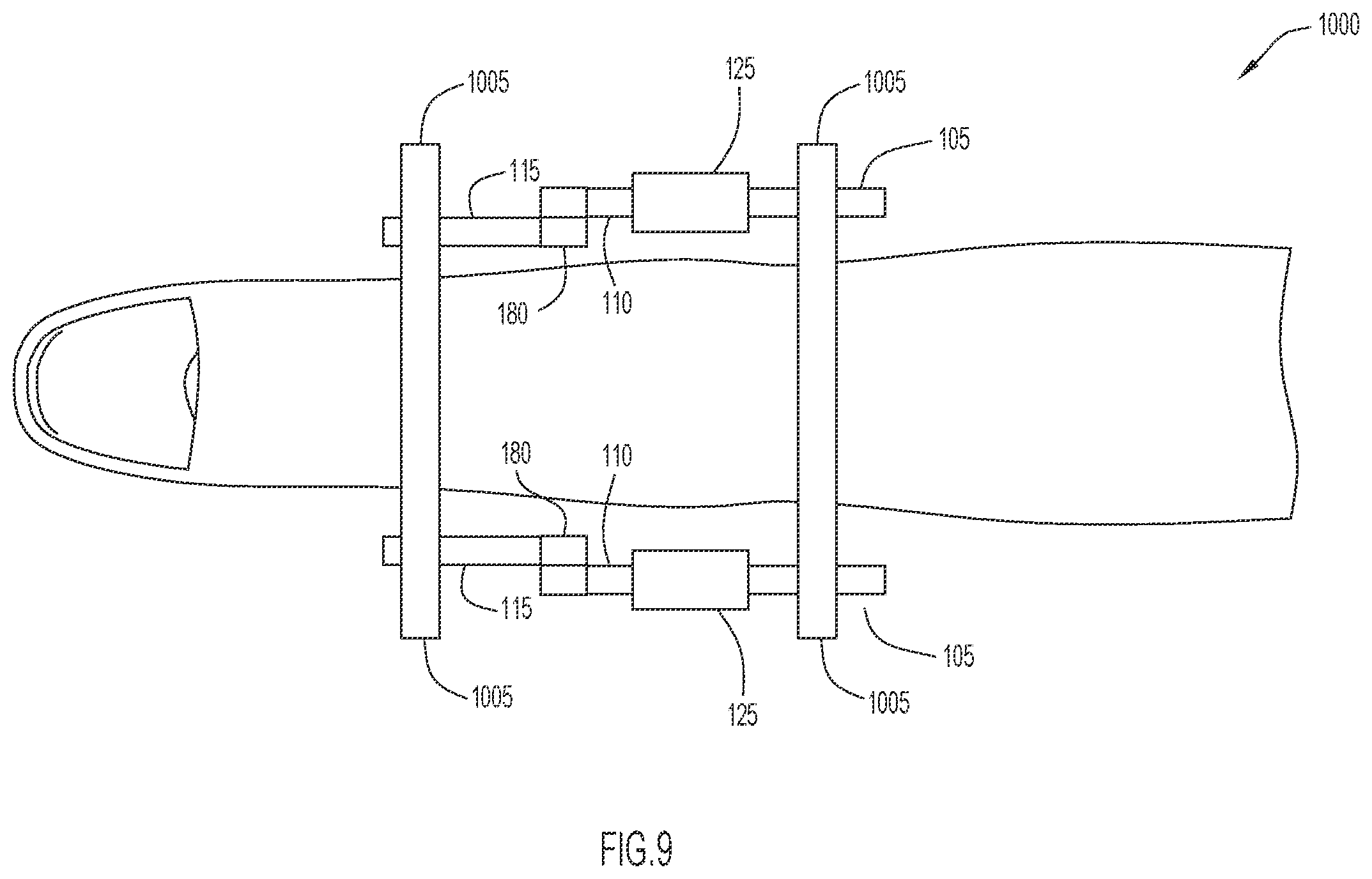 Patent US12496210 Figure 9 – Method and apparatus to maintain distance between bones of a neck for pain relief