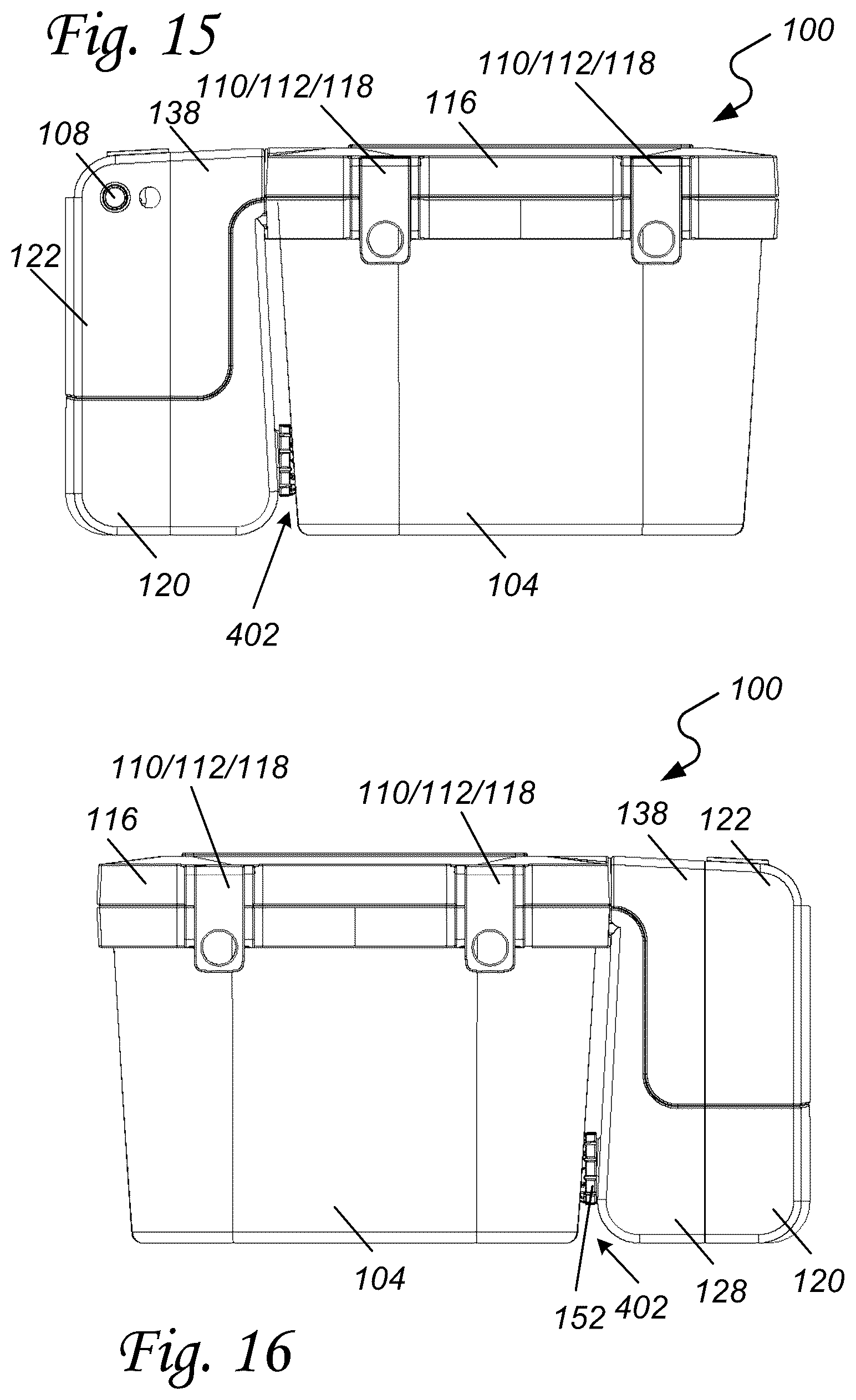 Patent US12496214 Figure 15 – Modular cold therapy system with directed water circulation and ice geometry enhancements