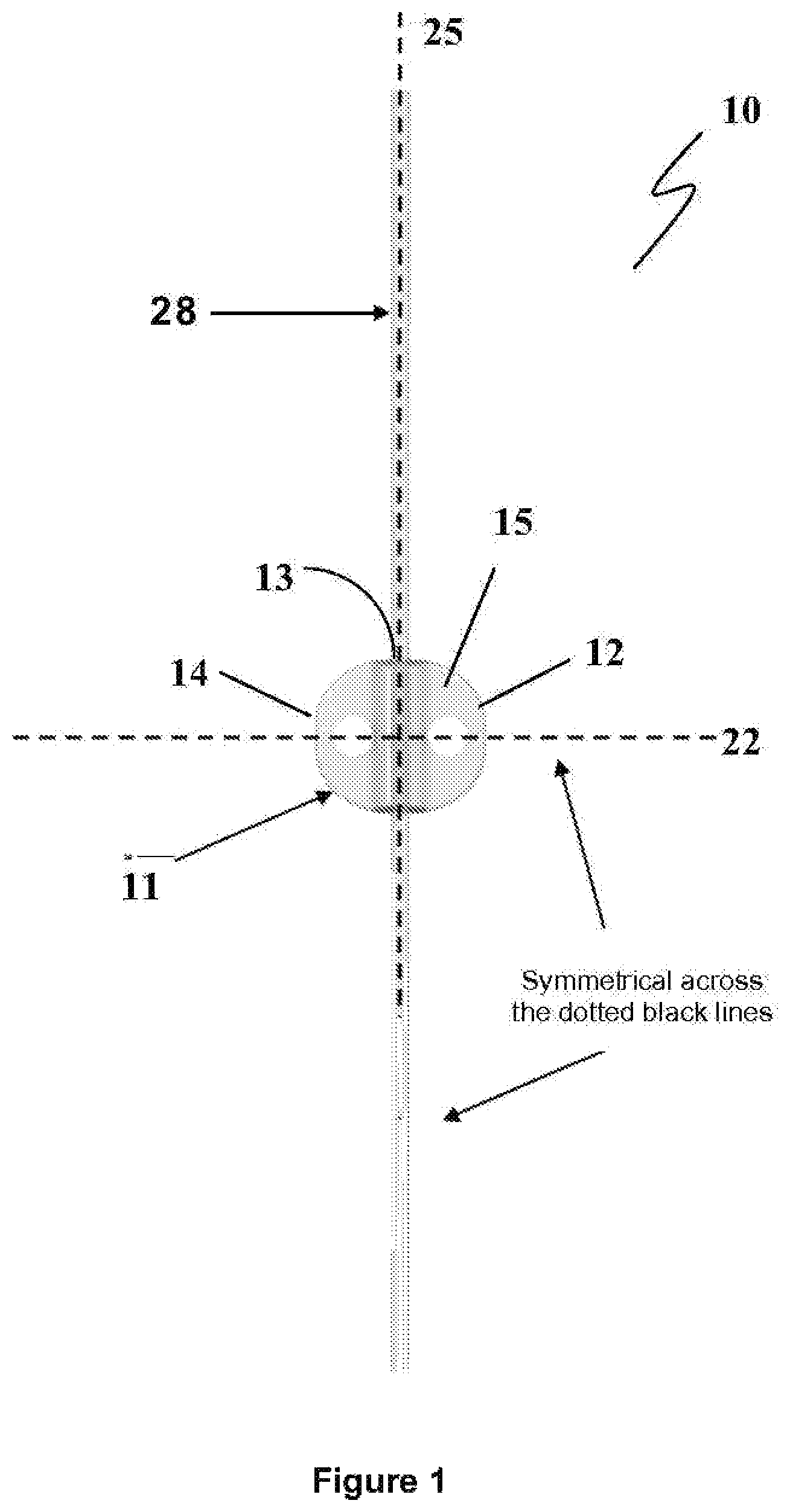 Patent US12496222 Figure 1 – Ocular drainage implant