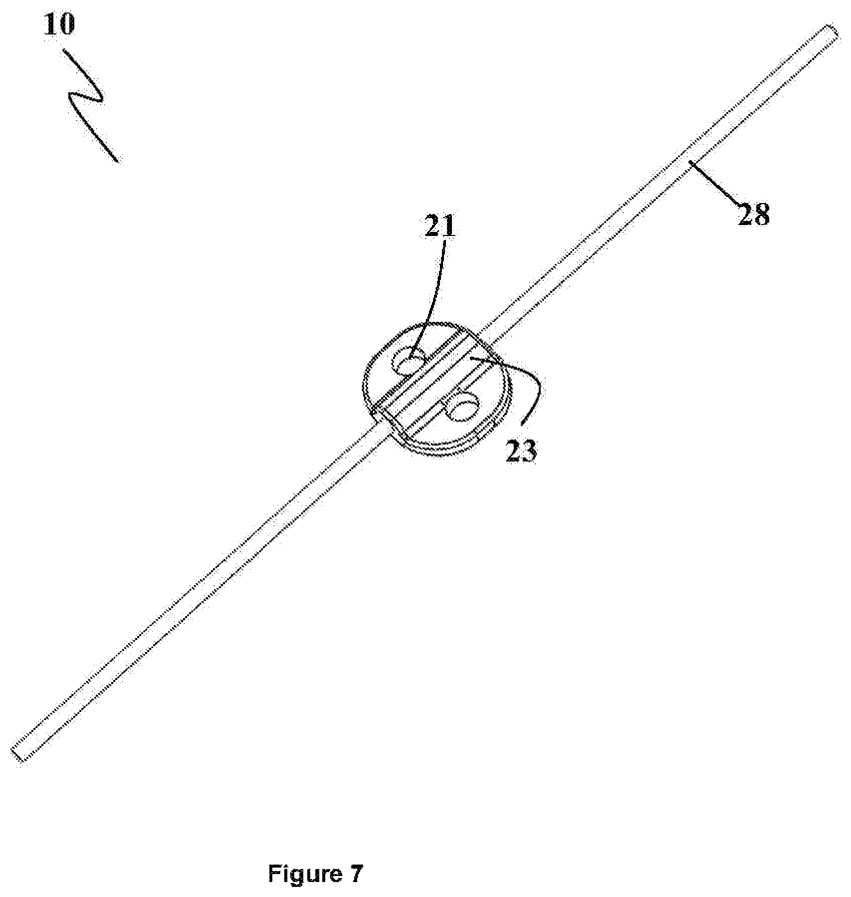 Patent US12496222 Figure 7 – Ocular drainage implant