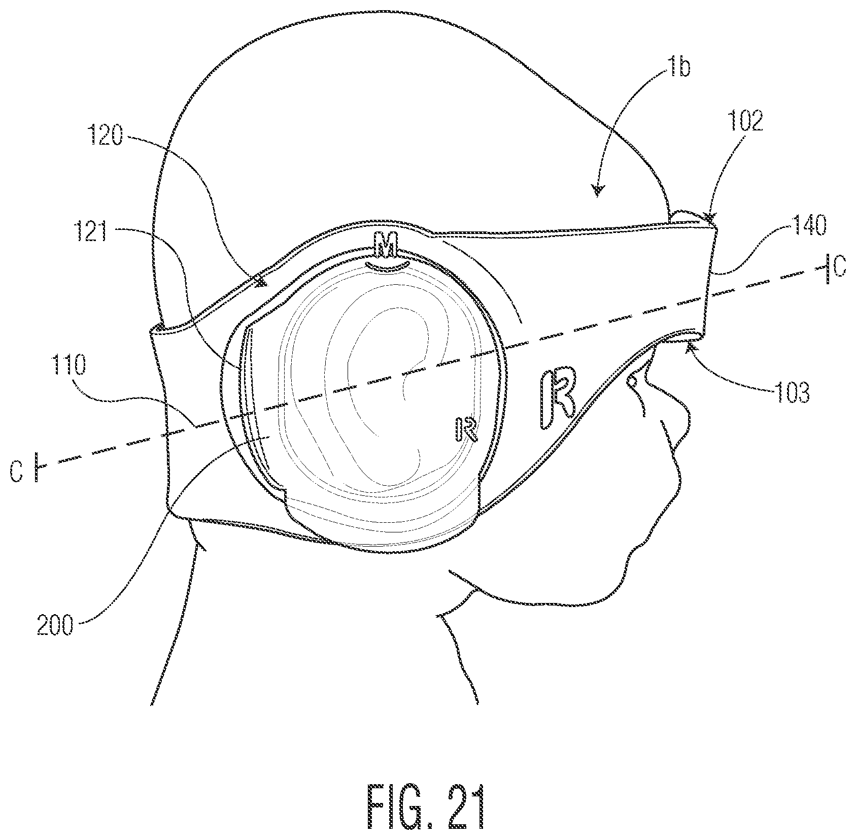 Patent US12496228 Figure 14 – Medical headgear