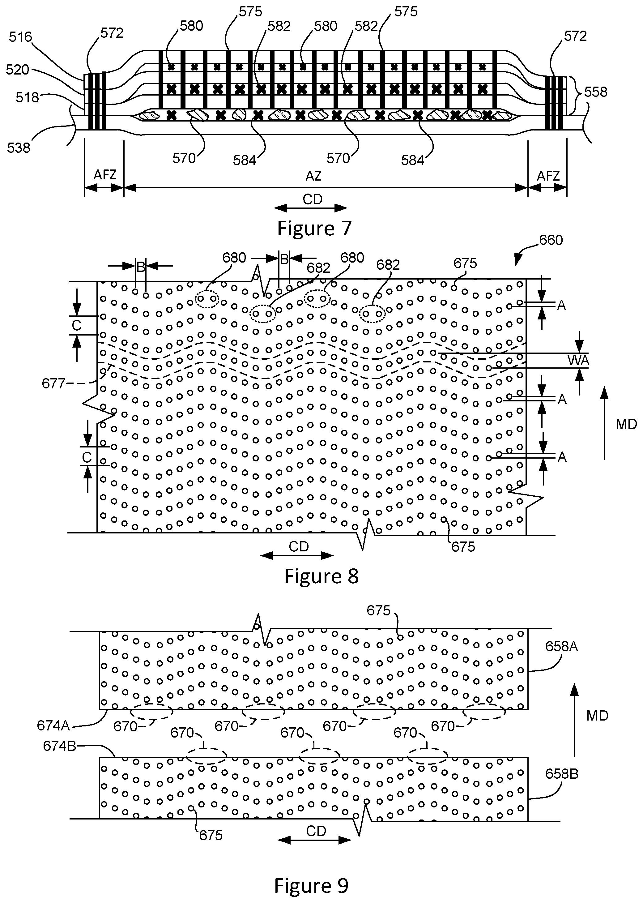 Patent US12496232 Figure 6 – Absorbent article having a waist gasketing element