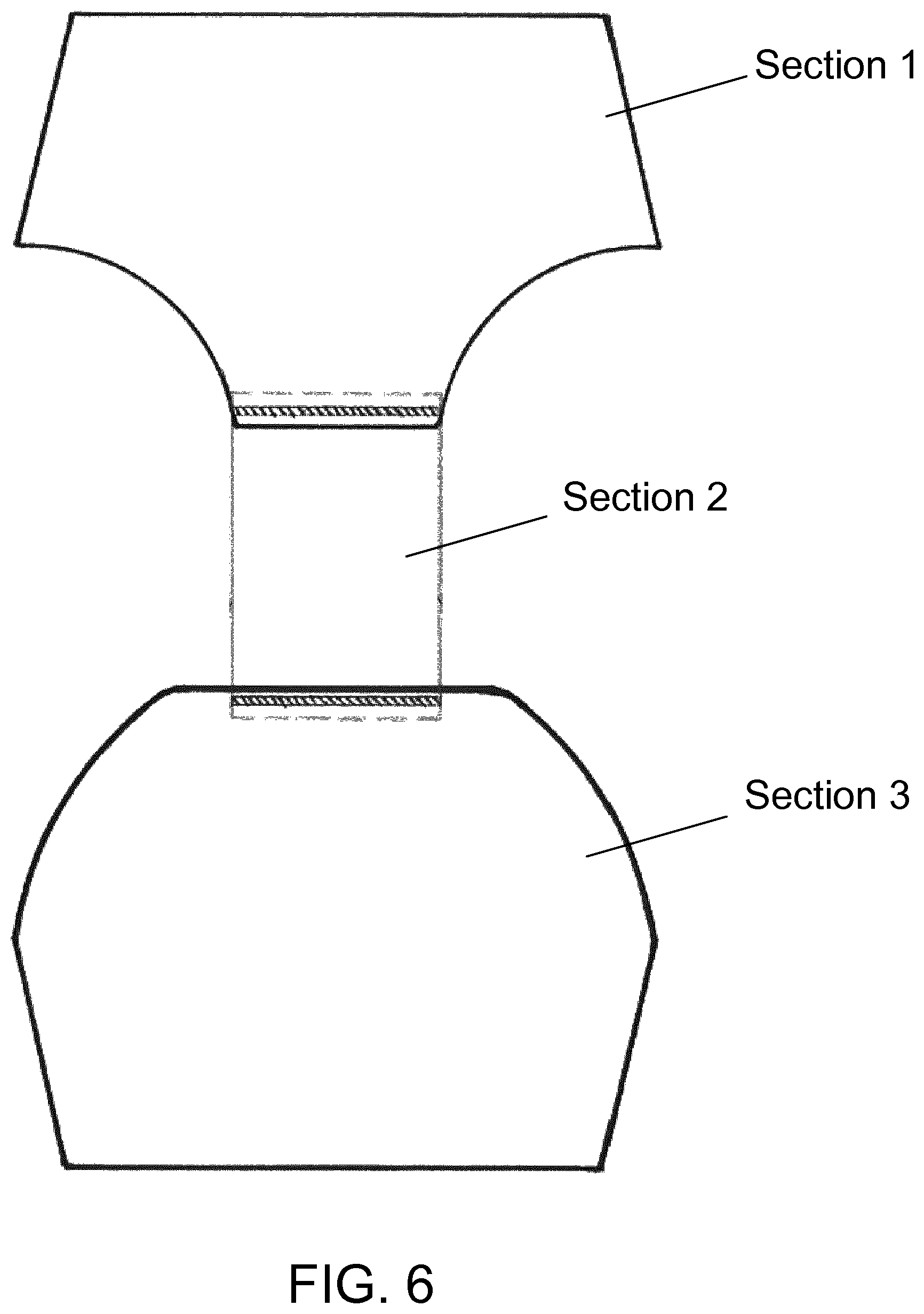 Patent US12496233 Figure 6 – Multi-purpose disposable underwear