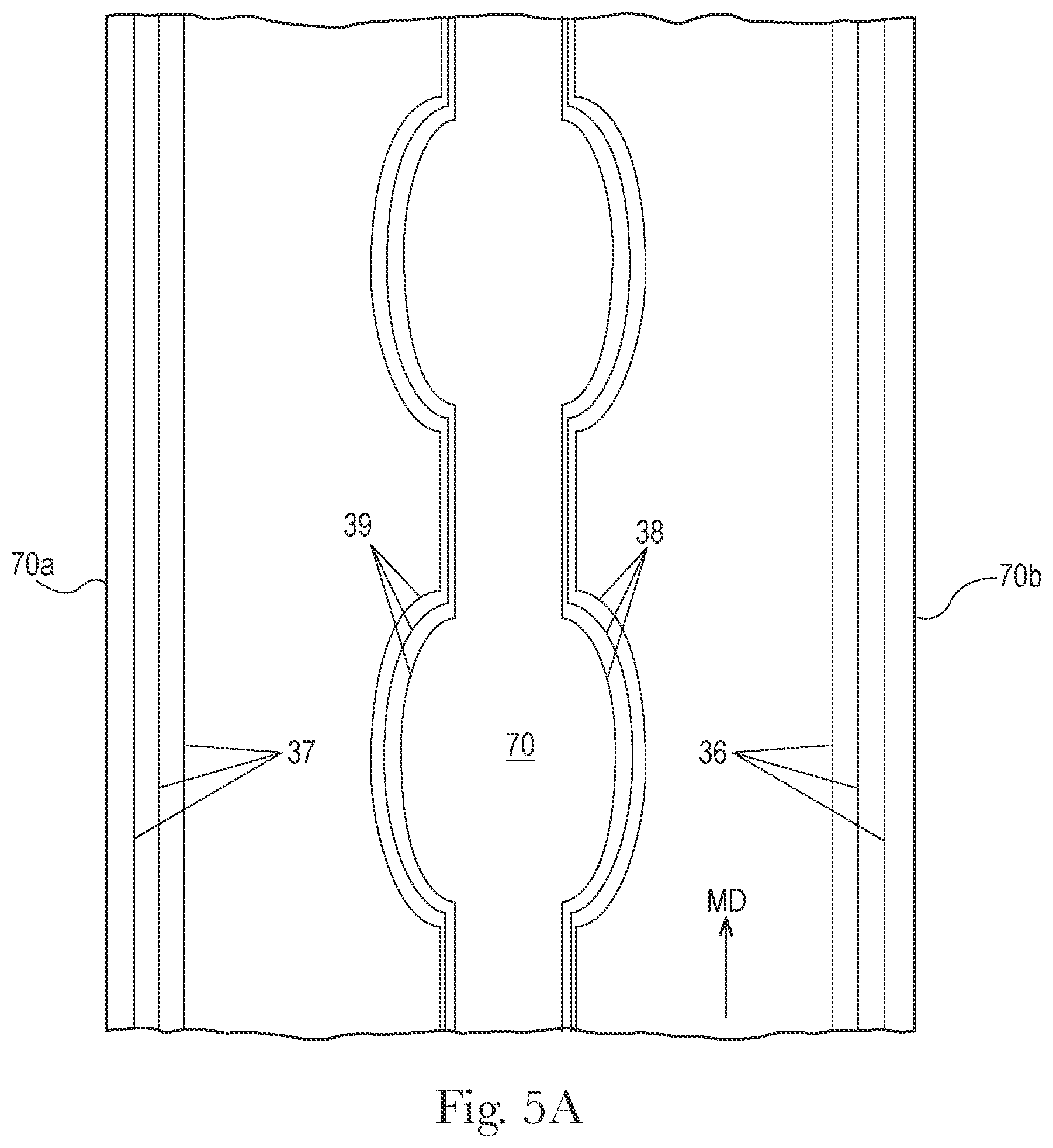Patent US12496235 Figure 13 – Disposable absorbent pants with advantageous stretch and manufacturability features, and methods for manufacturing the same