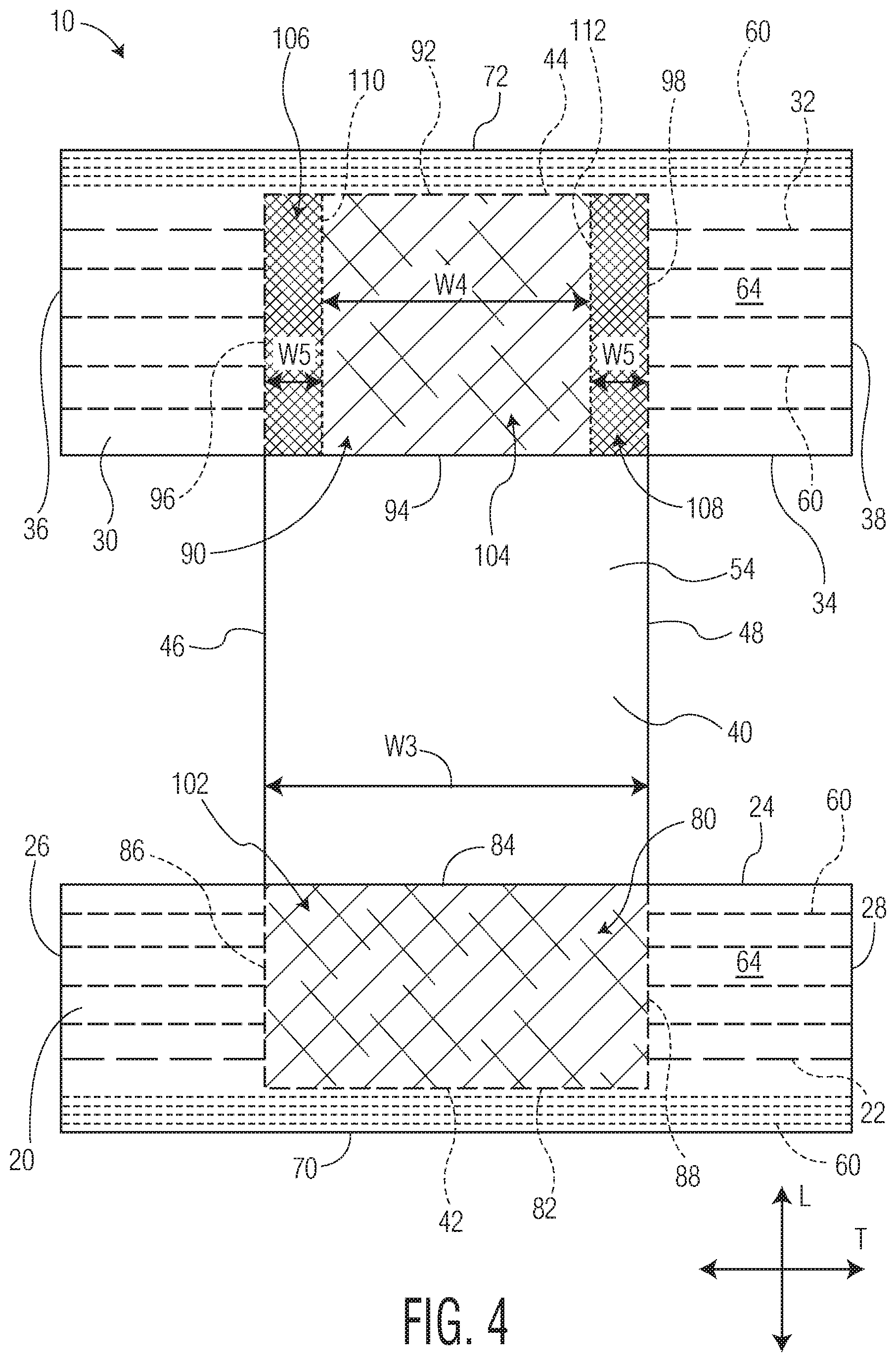 Patent US12496236 Figure 4 – Absorbent article