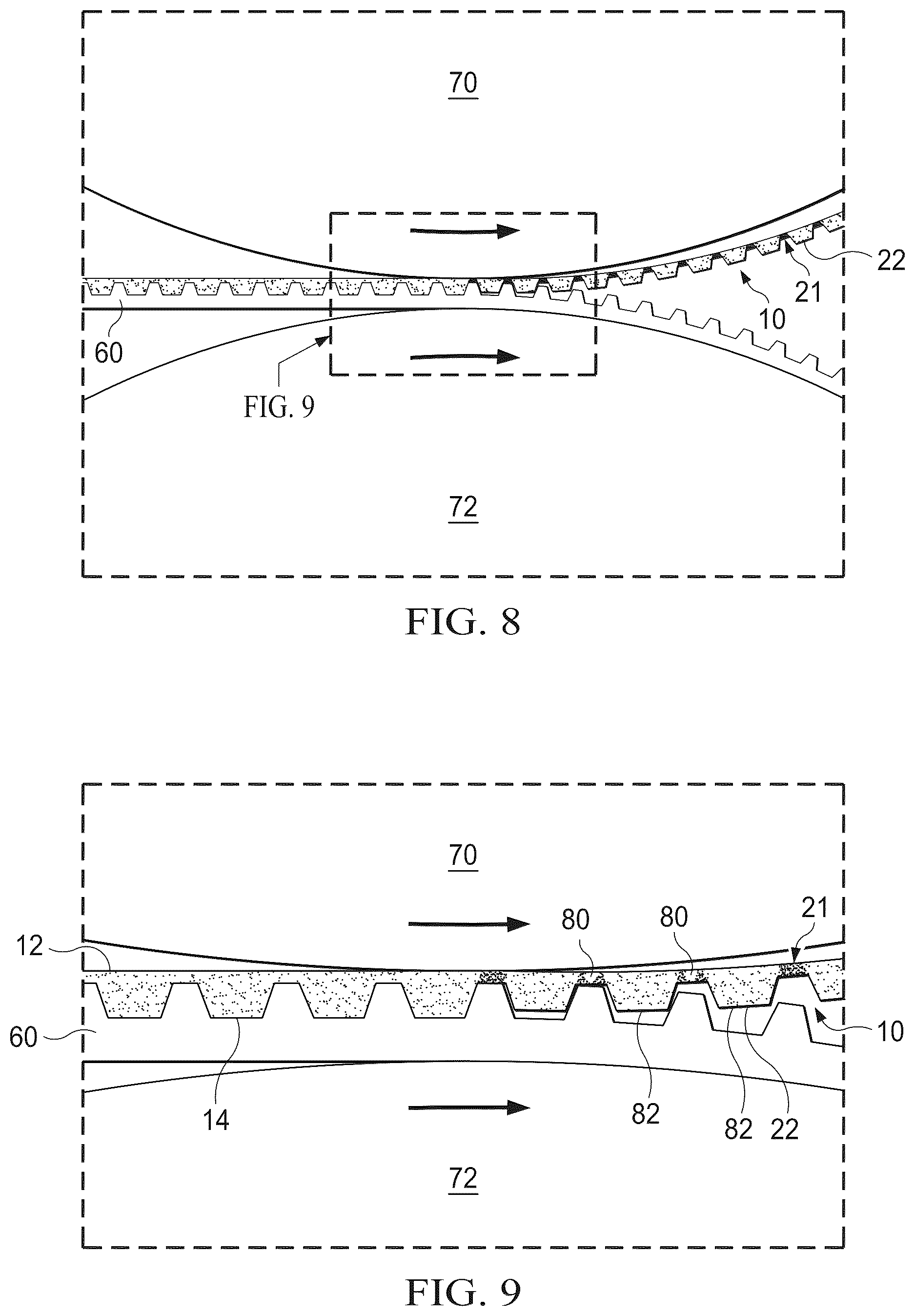 Patent US12496238 Figure 5 – Shaped nonwoven