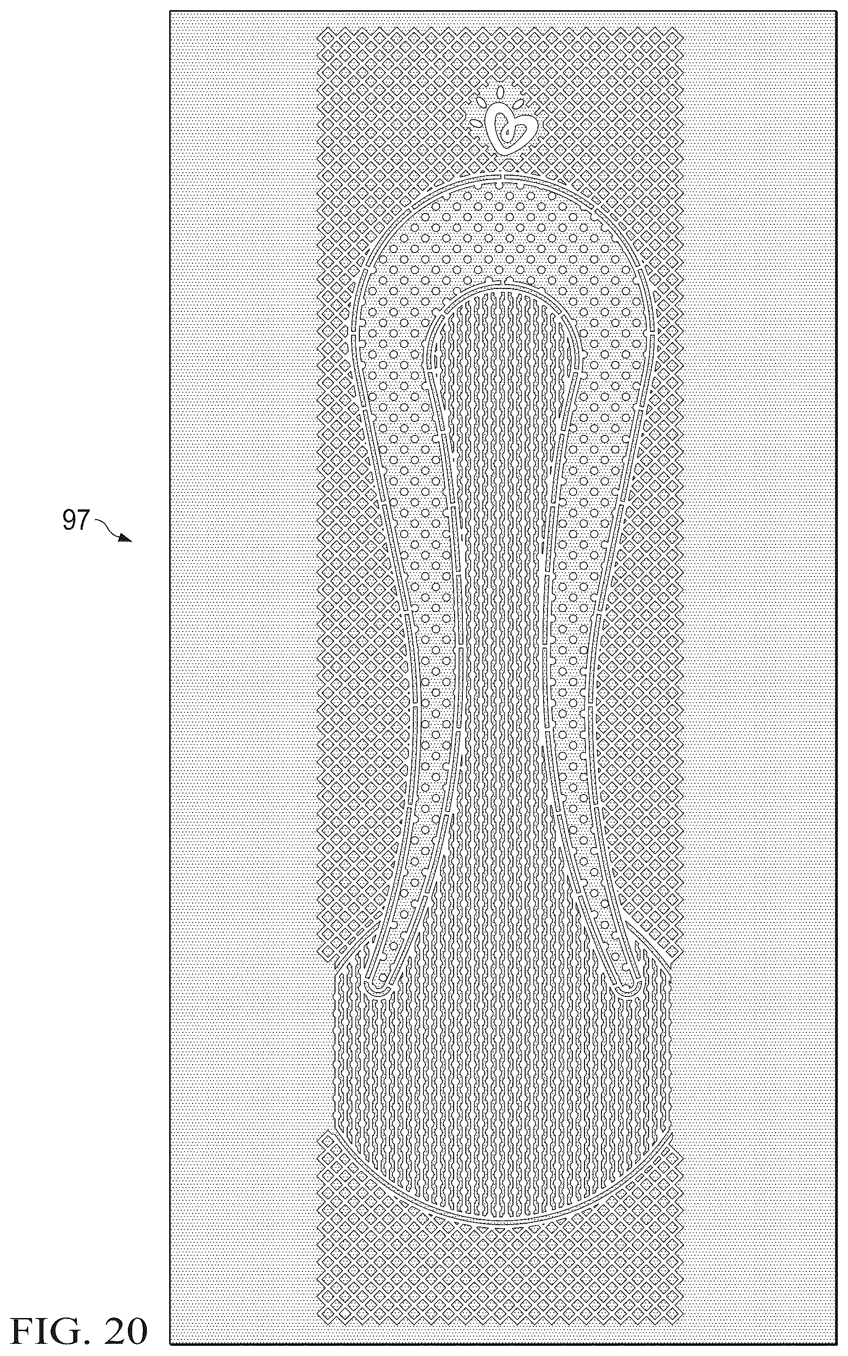 Patent US12496238 Figure 13 – Shaped nonwoven