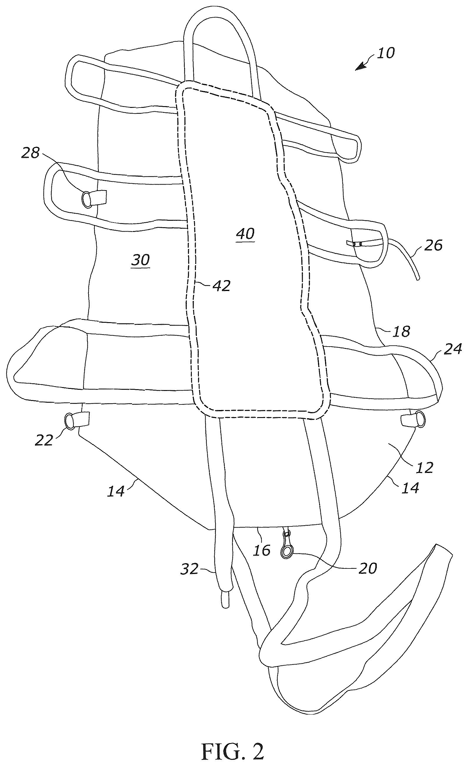 Patent US12496239 Figure 2 – Transport device