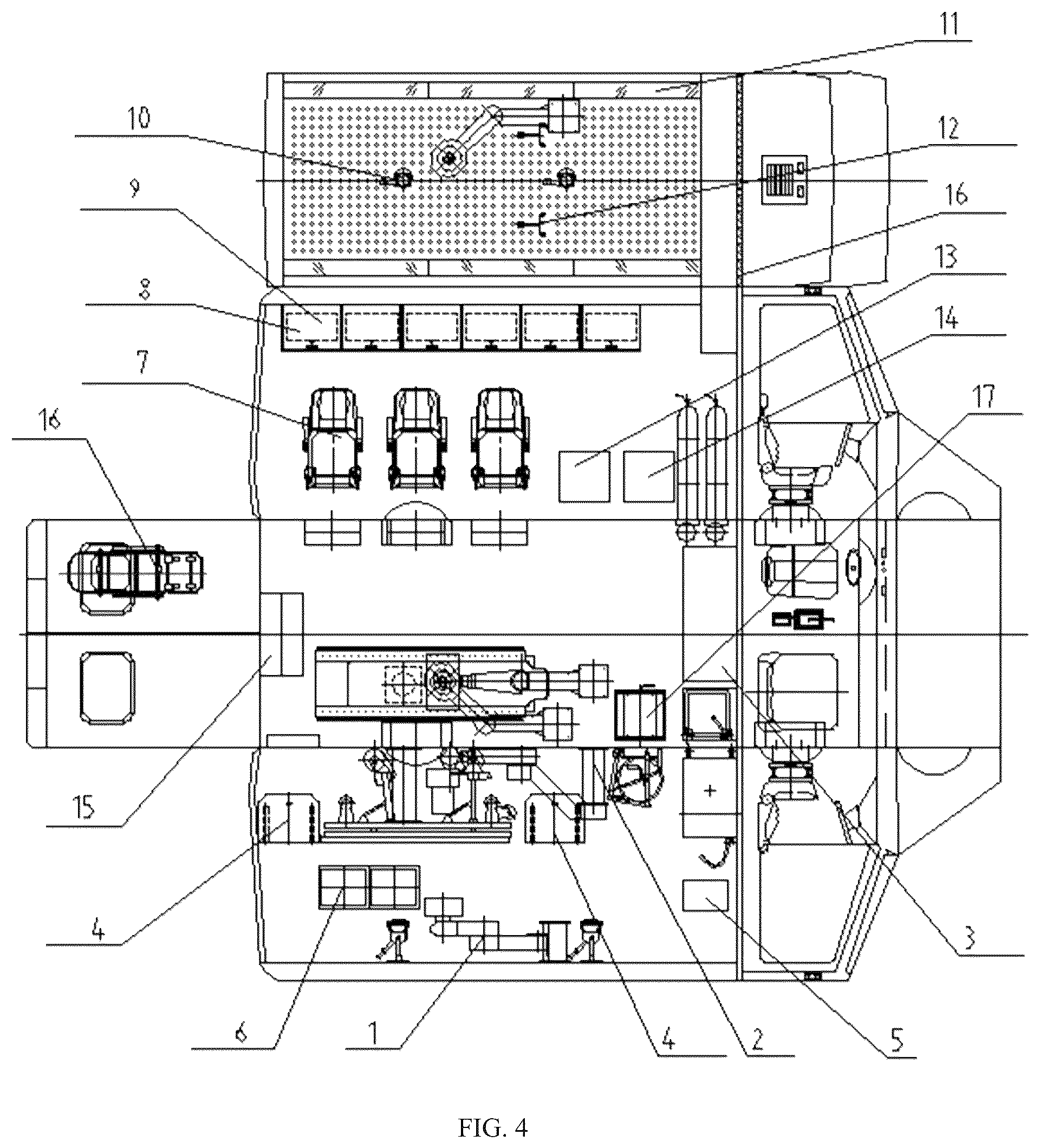 Patent US12496240 Figure 3 – Ambulance-type mobile catheter room for cardiovascular interventional surgery