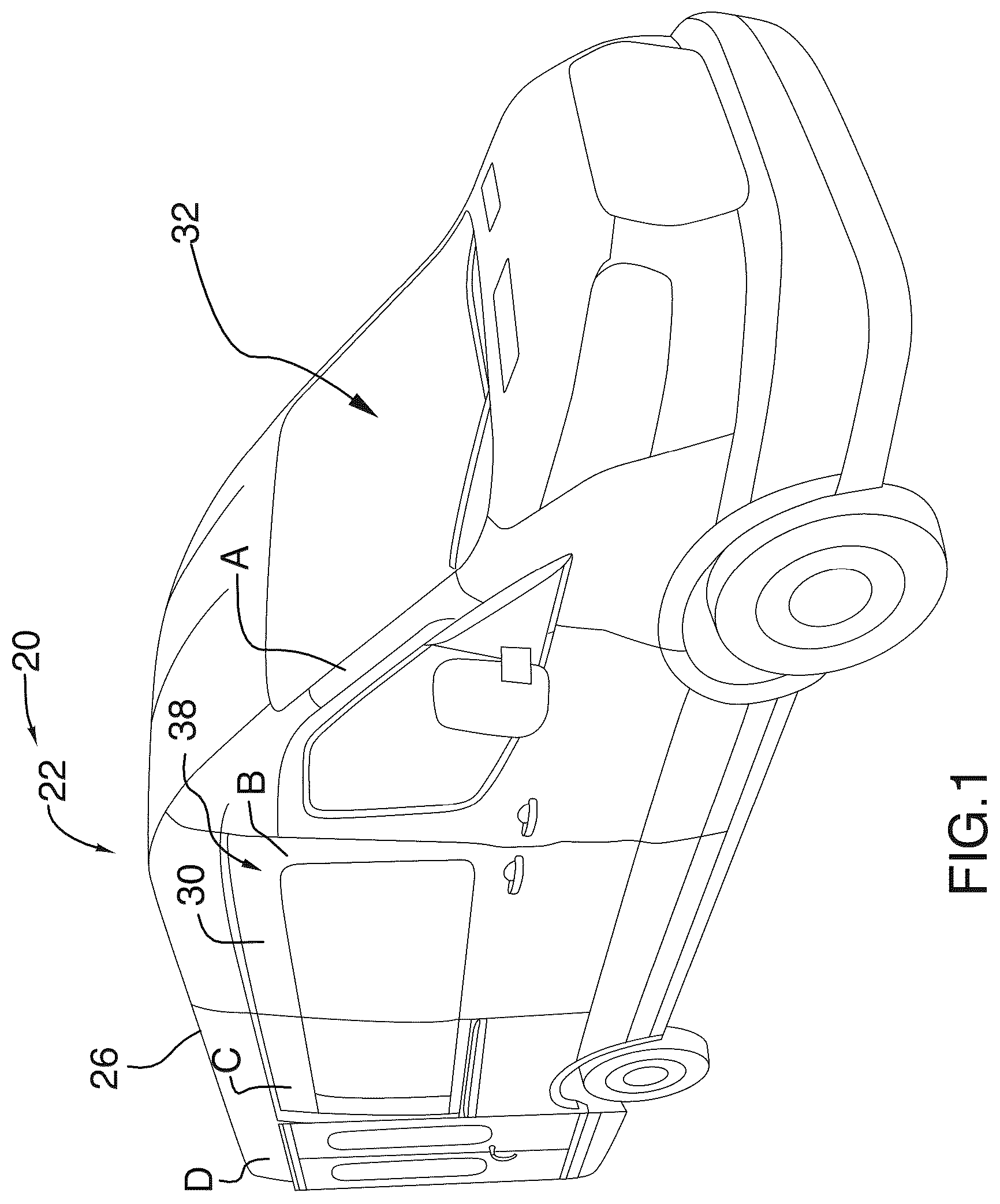 Patent US12496241 Figure 1 – Accessibility vehicle