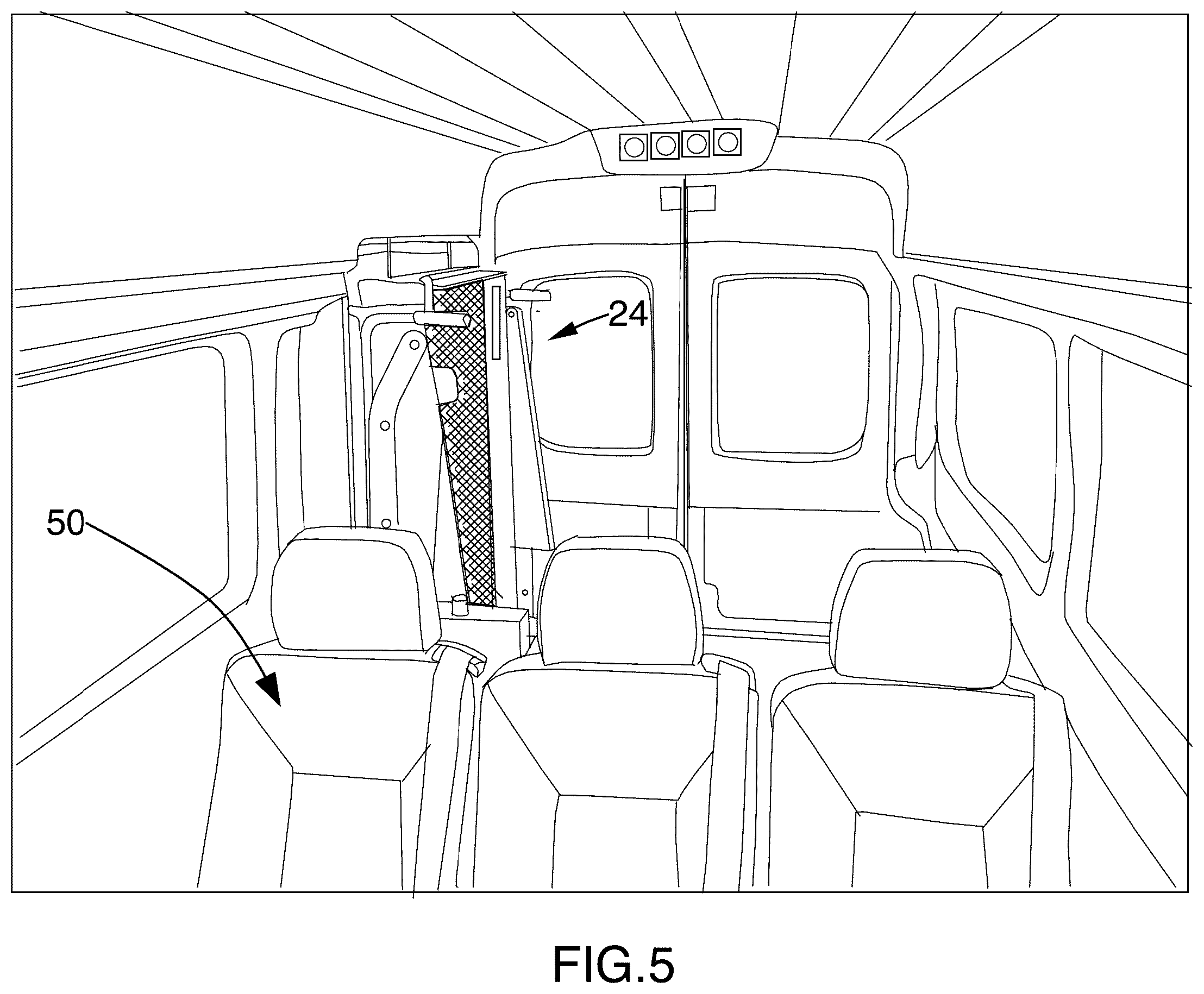 Patent US12496241 Figure 5 – Accessibility vehicle