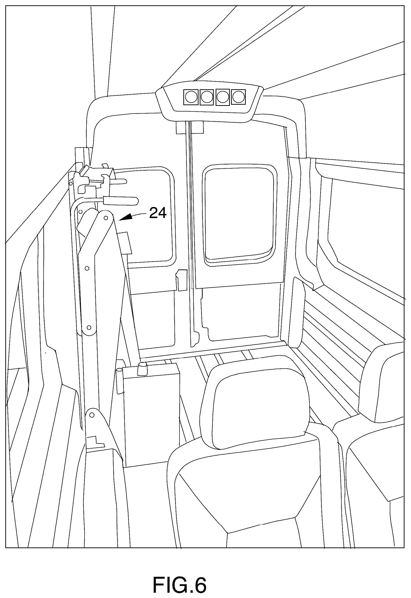 Patent US12496241 Figure 6 – Accessibility vehicle