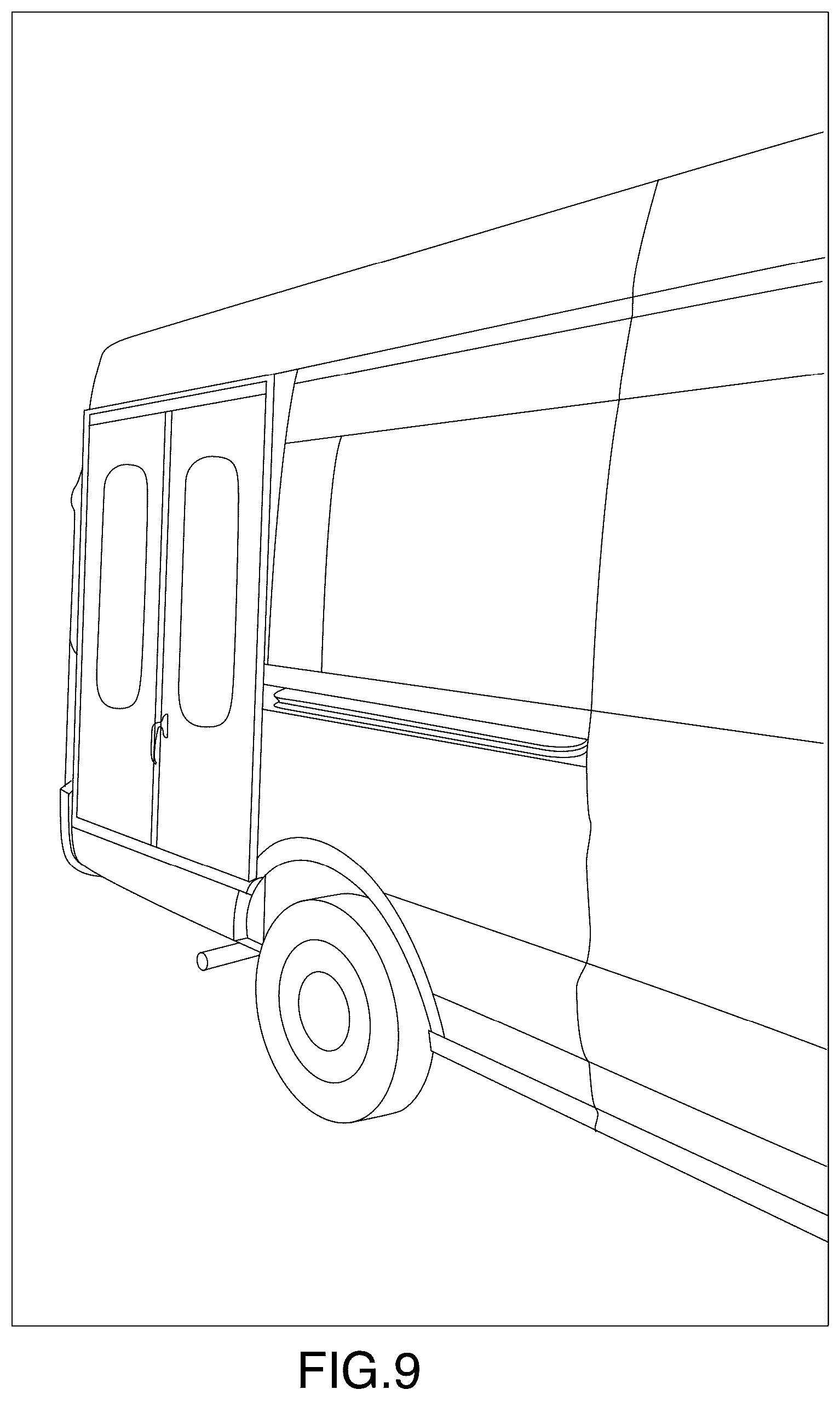 Patent US12496241 Figure 9 – Accessibility vehicle