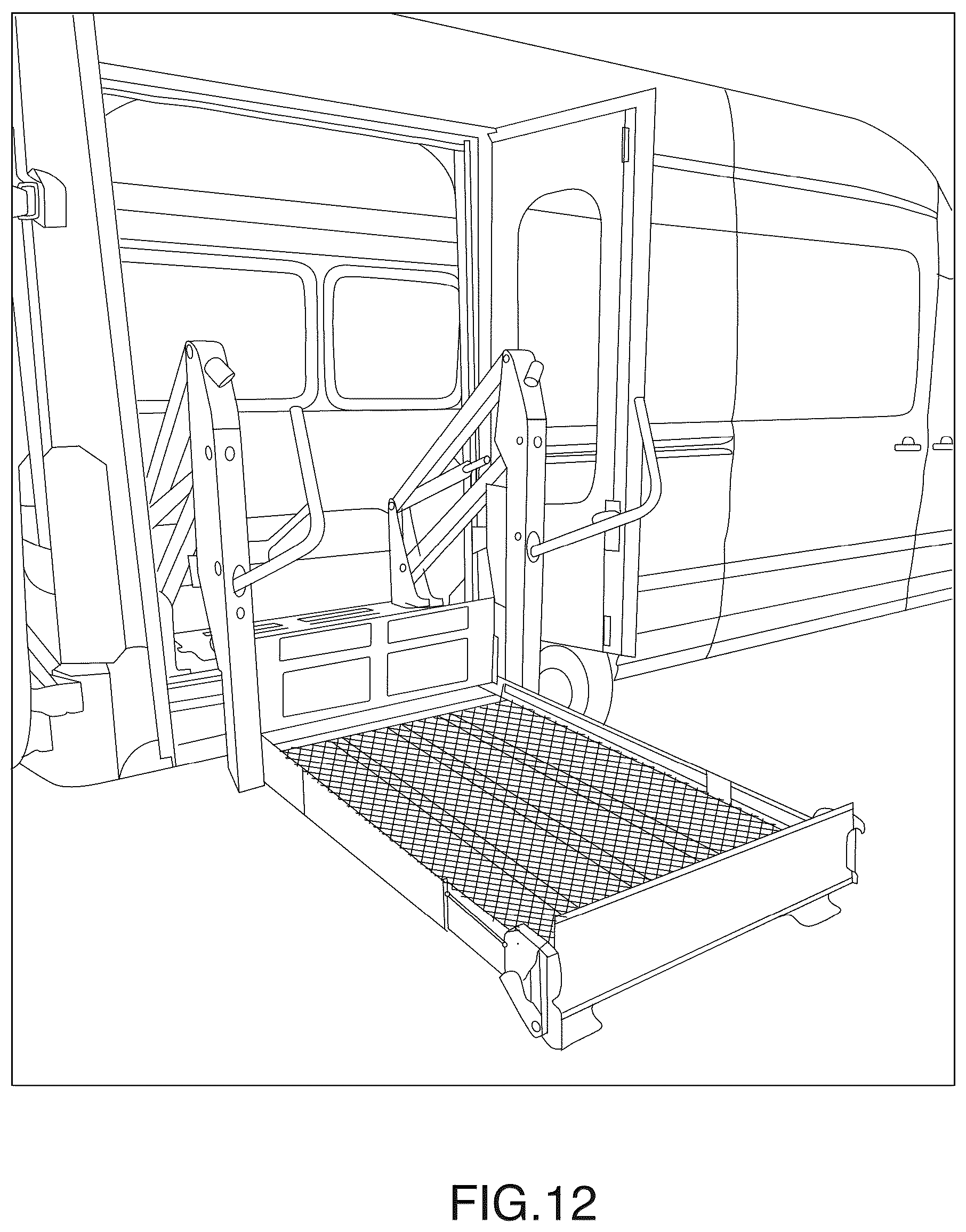 Patent US12496241 Figure 12 – Accessibility vehicle