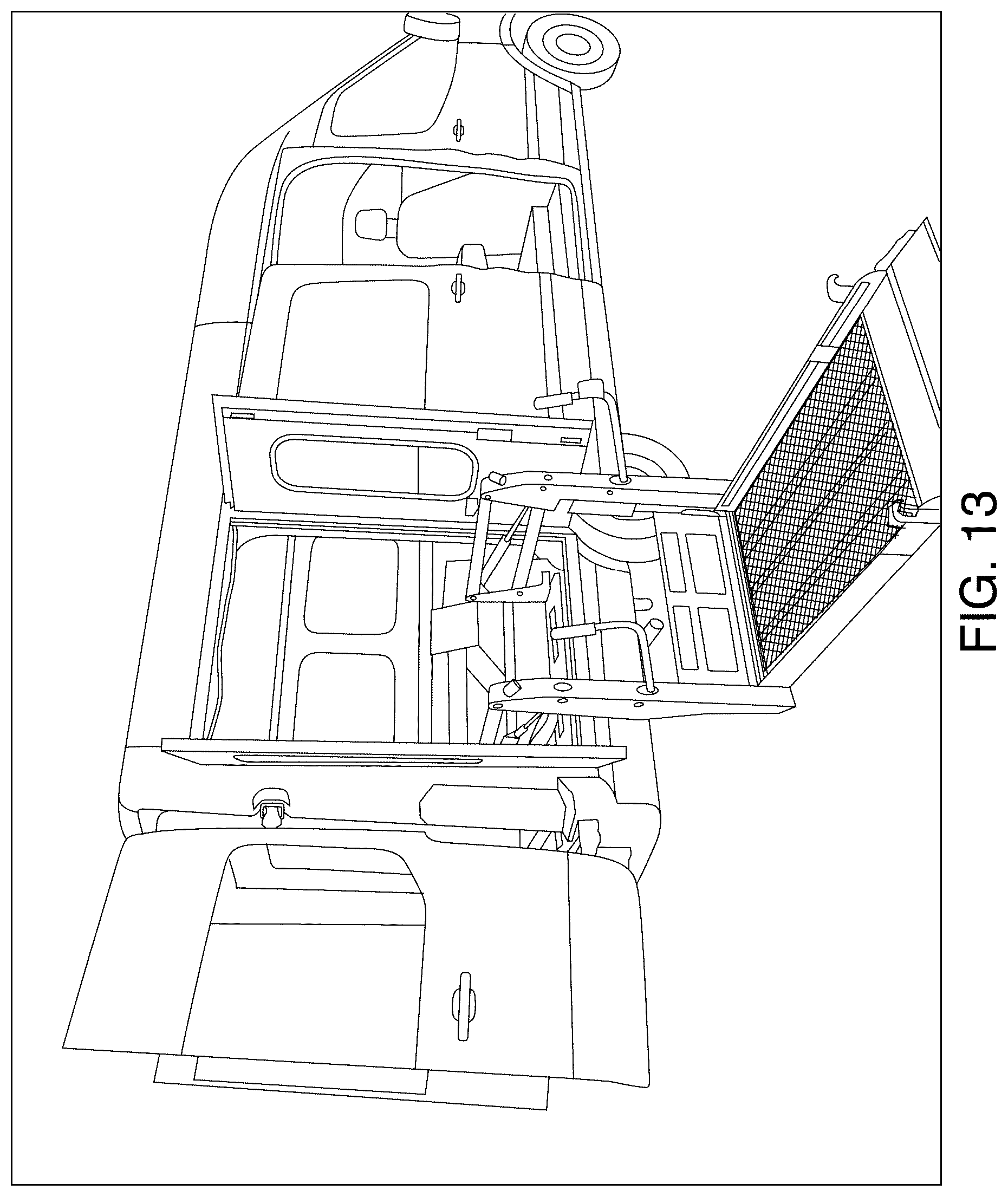 Patent US12496241 Figure 13 – Accessibility vehicle