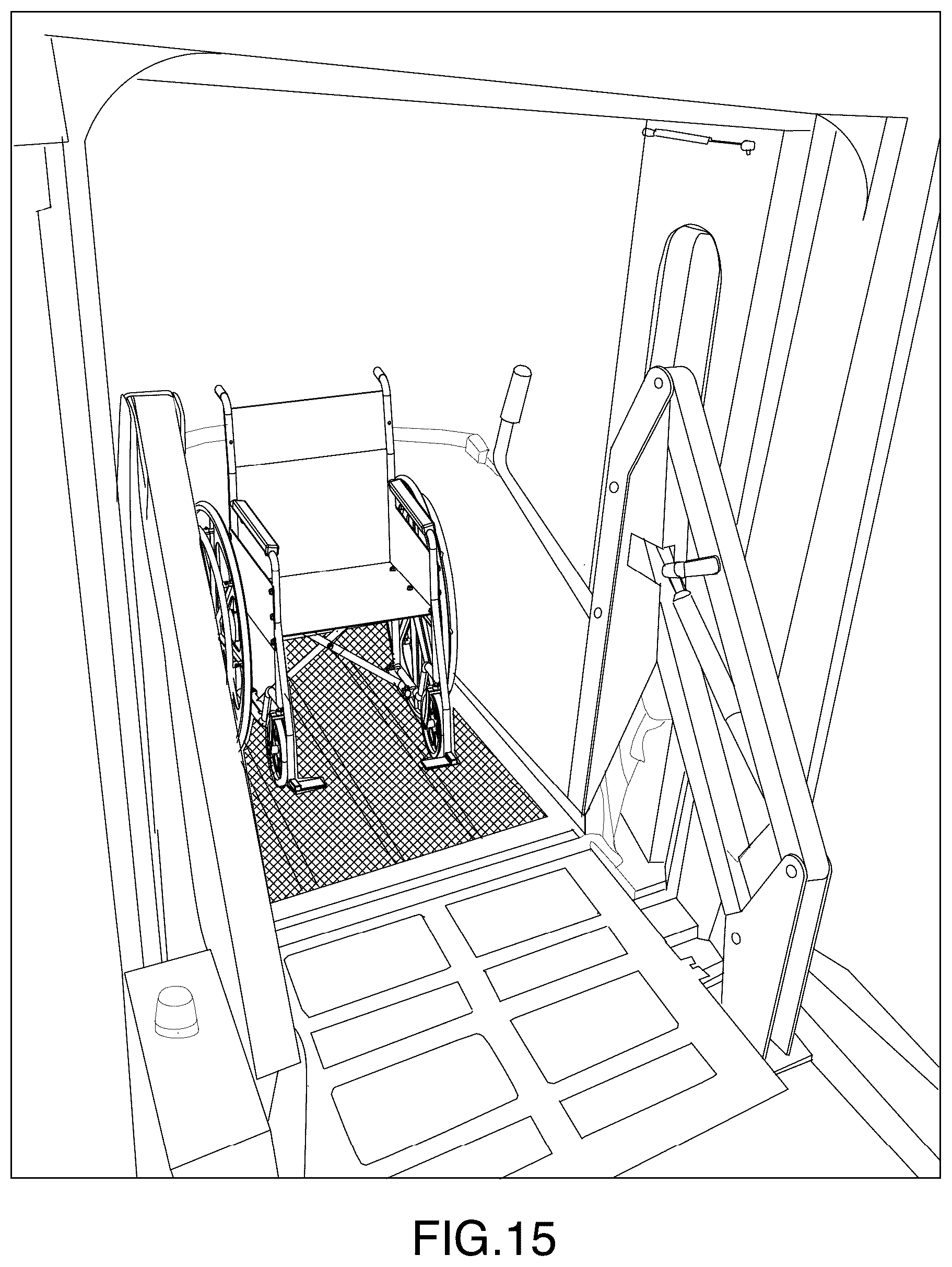 Patent US12496241 Figure 15 – Accessibility vehicle