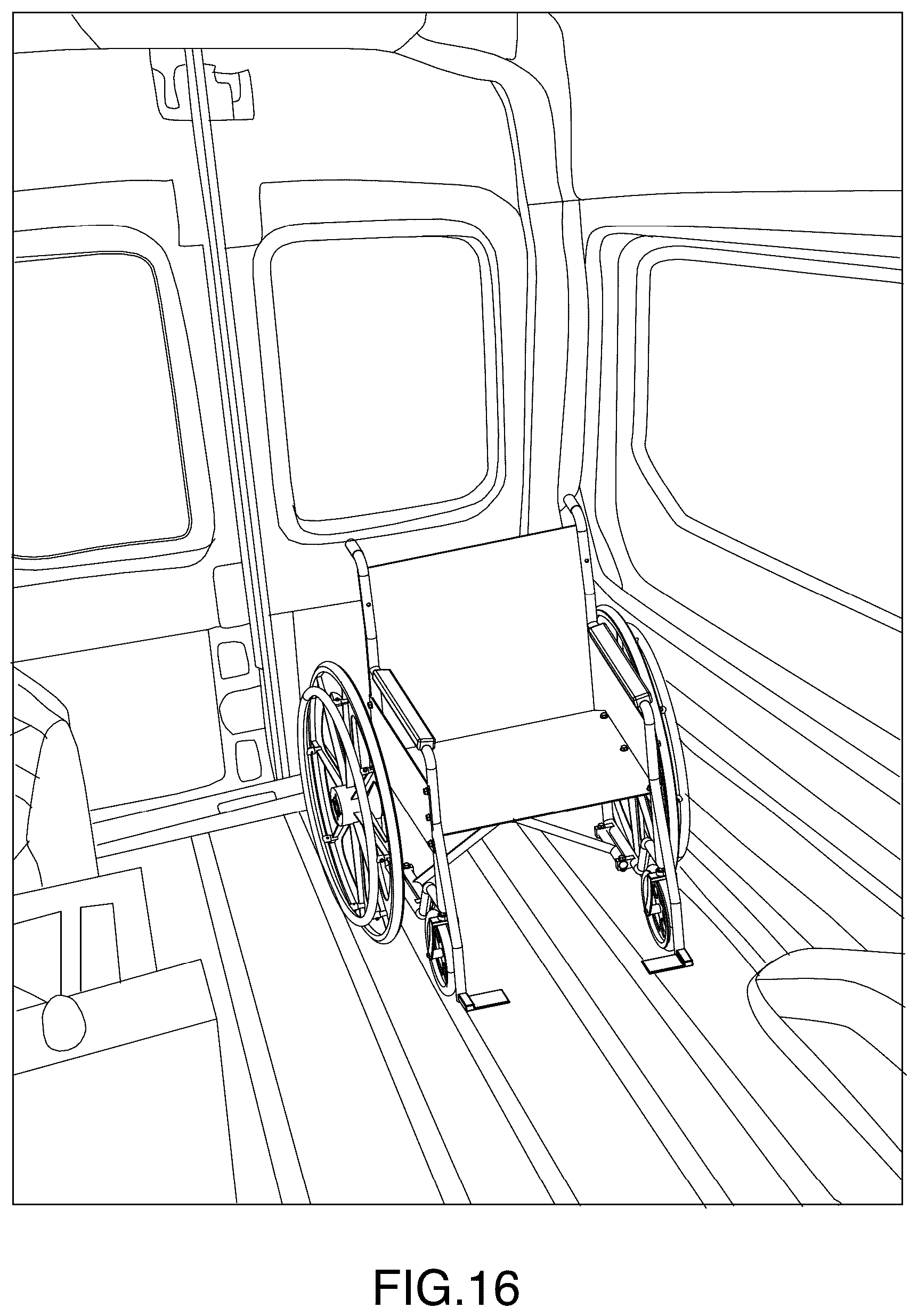 Patent US12496241 Figure 16 – Accessibility vehicle