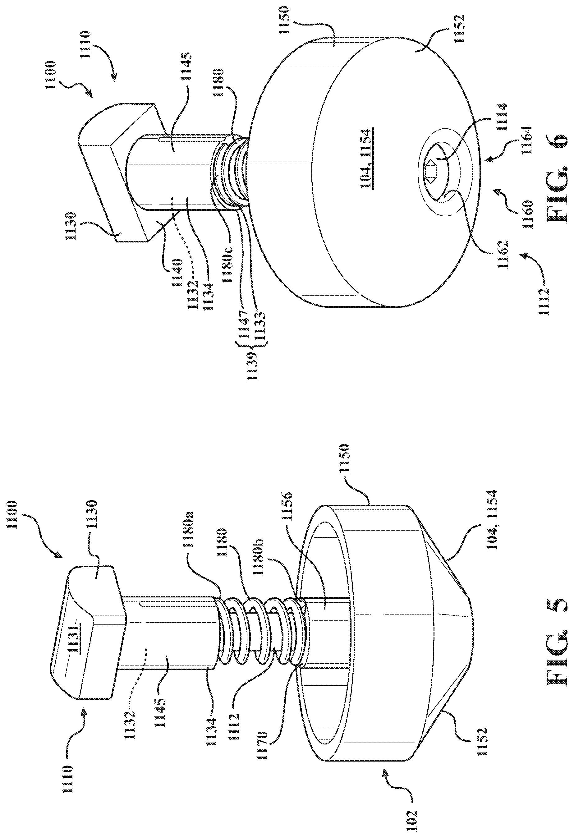 Patent US12496243 Figure 4 – Patient transport apparatus with brake assembly and steer lock assembly