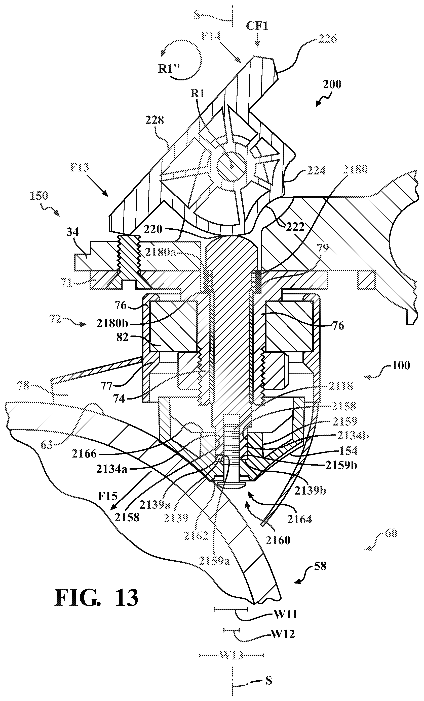 Patent US12496243 Figure 9 – Patient transport apparatus with brake assembly and steer lock assembly