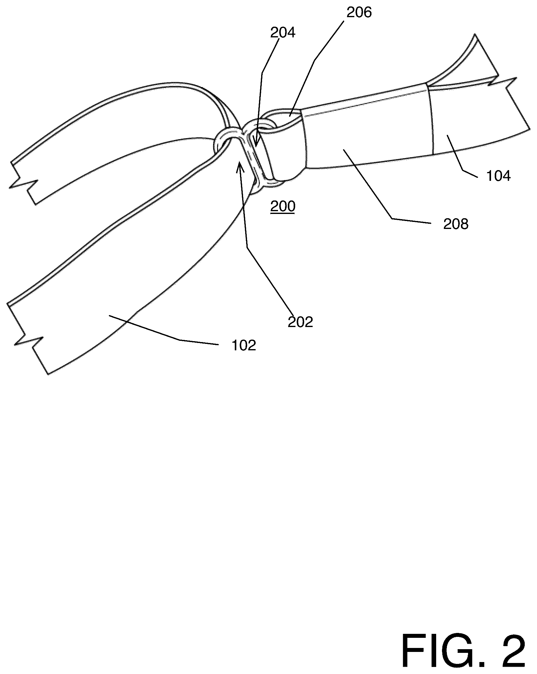 Patent US12496244 Figure 2 – Fireman's carry harness