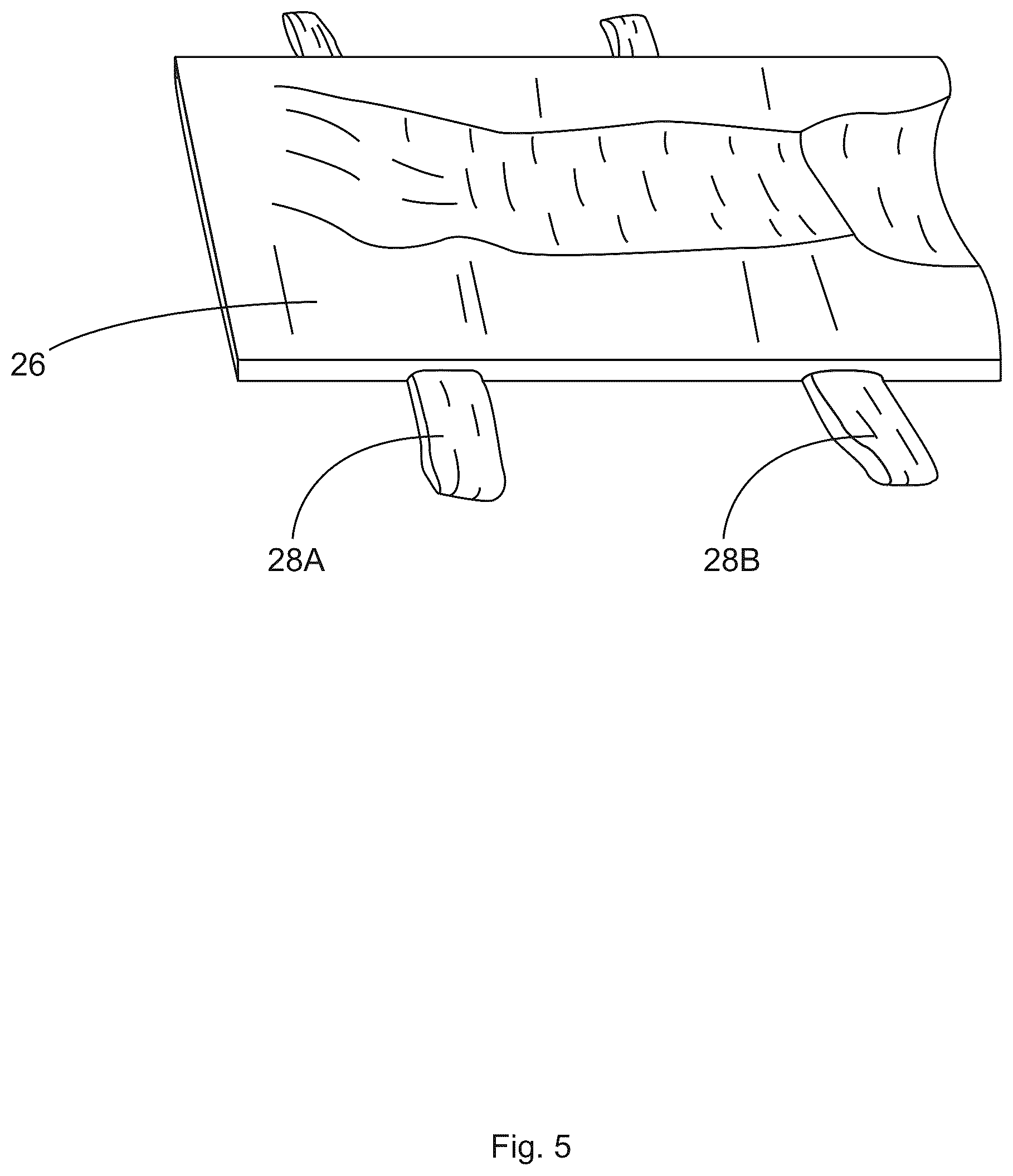 Patent US12496245 Figure 5 – Patient securement system for the surgical trendelenburg position