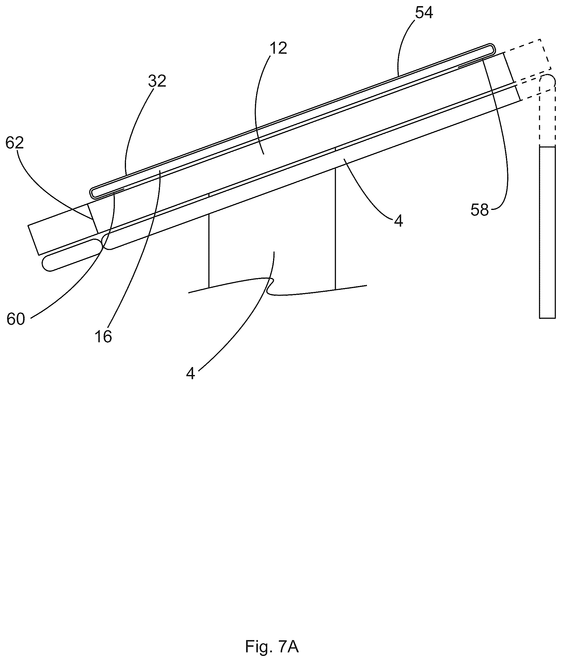 Patent US12496245 Figure 8 – Patient securement system for the surgical trendelenburg position