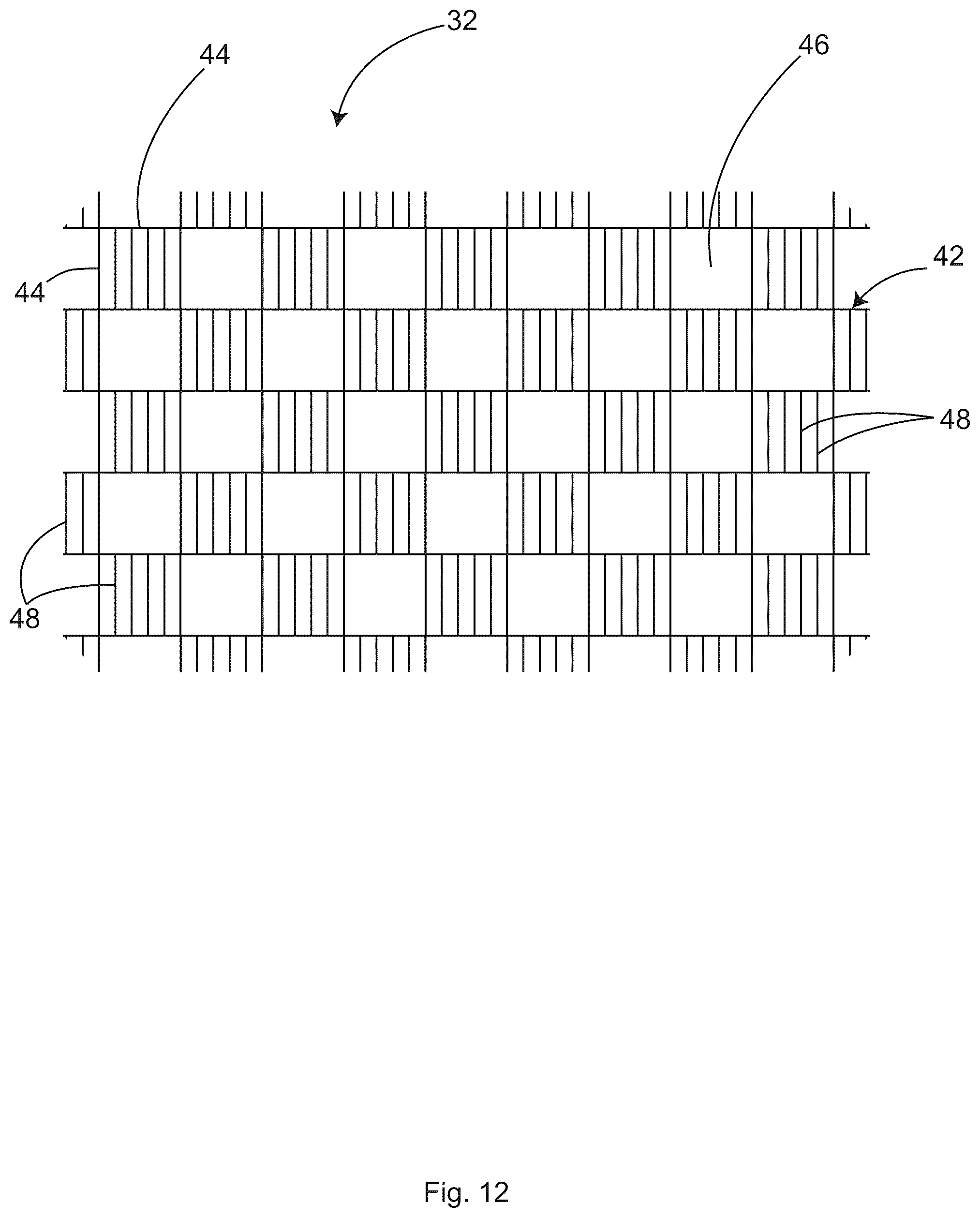 Patent US12496245 Figure 12 – Patient securement system for the surgical trendelenburg position