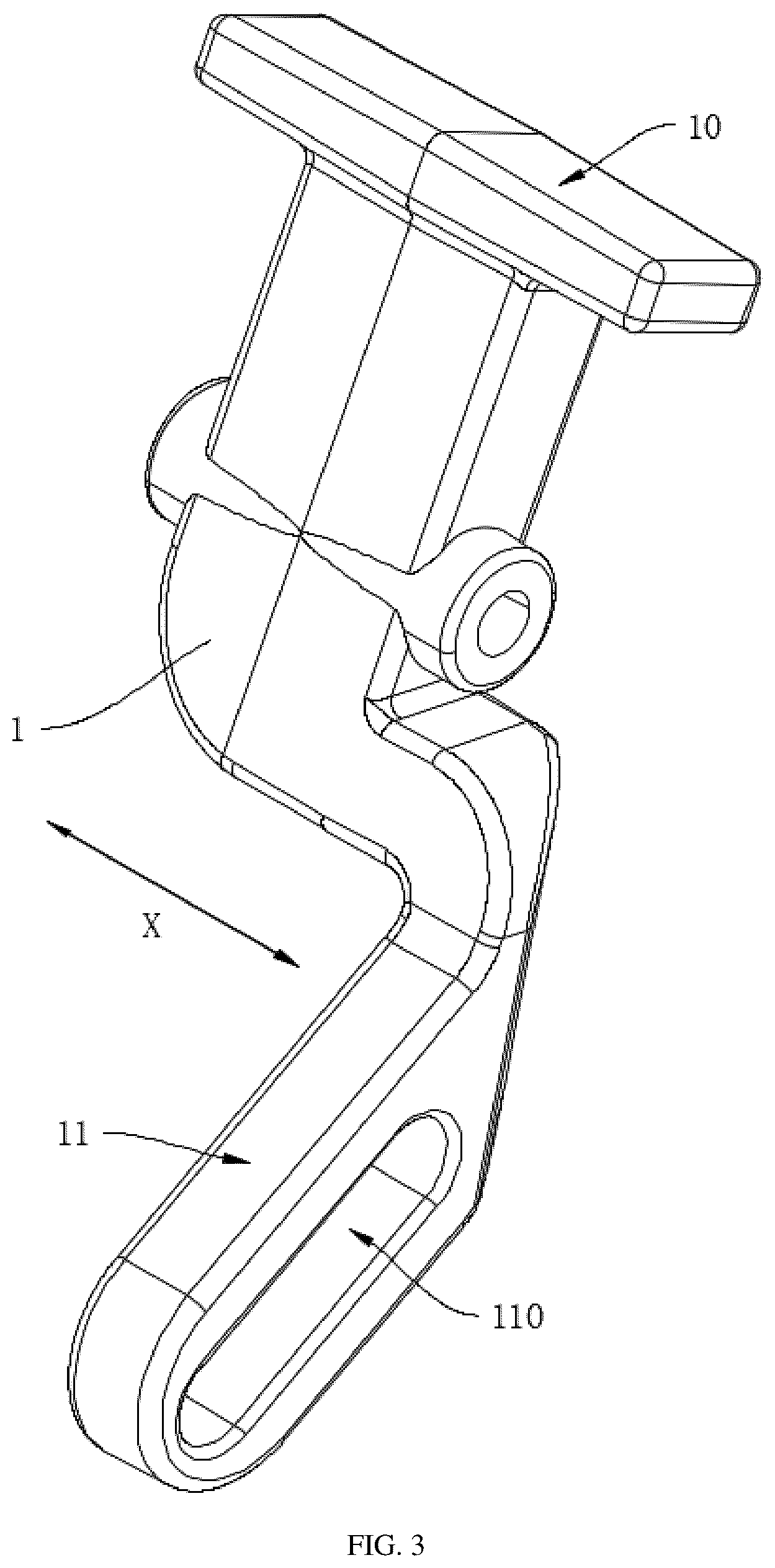 Patent US12496247 Figure 3 – Clamping-kneading massage structure and massager