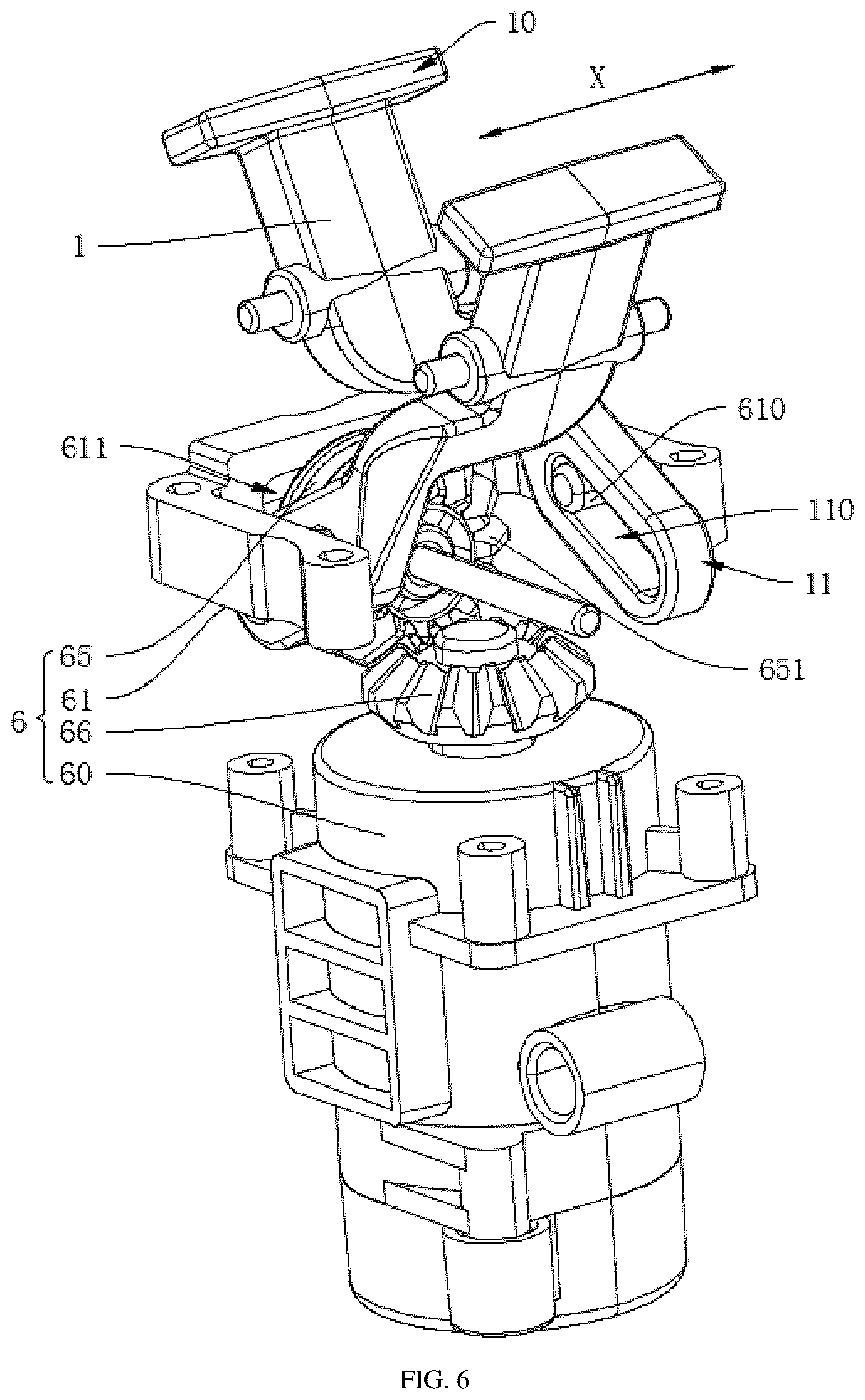 Patent US12496247 Figure 6 – Clamping-kneading massage structure and massager